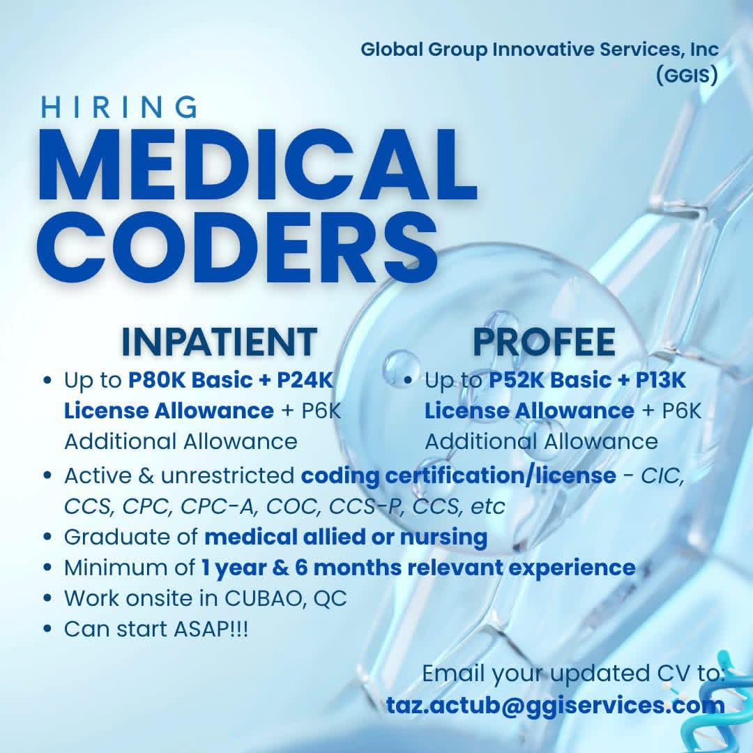 📣 MASS HIRING: Certified Medical Coders | Facebook