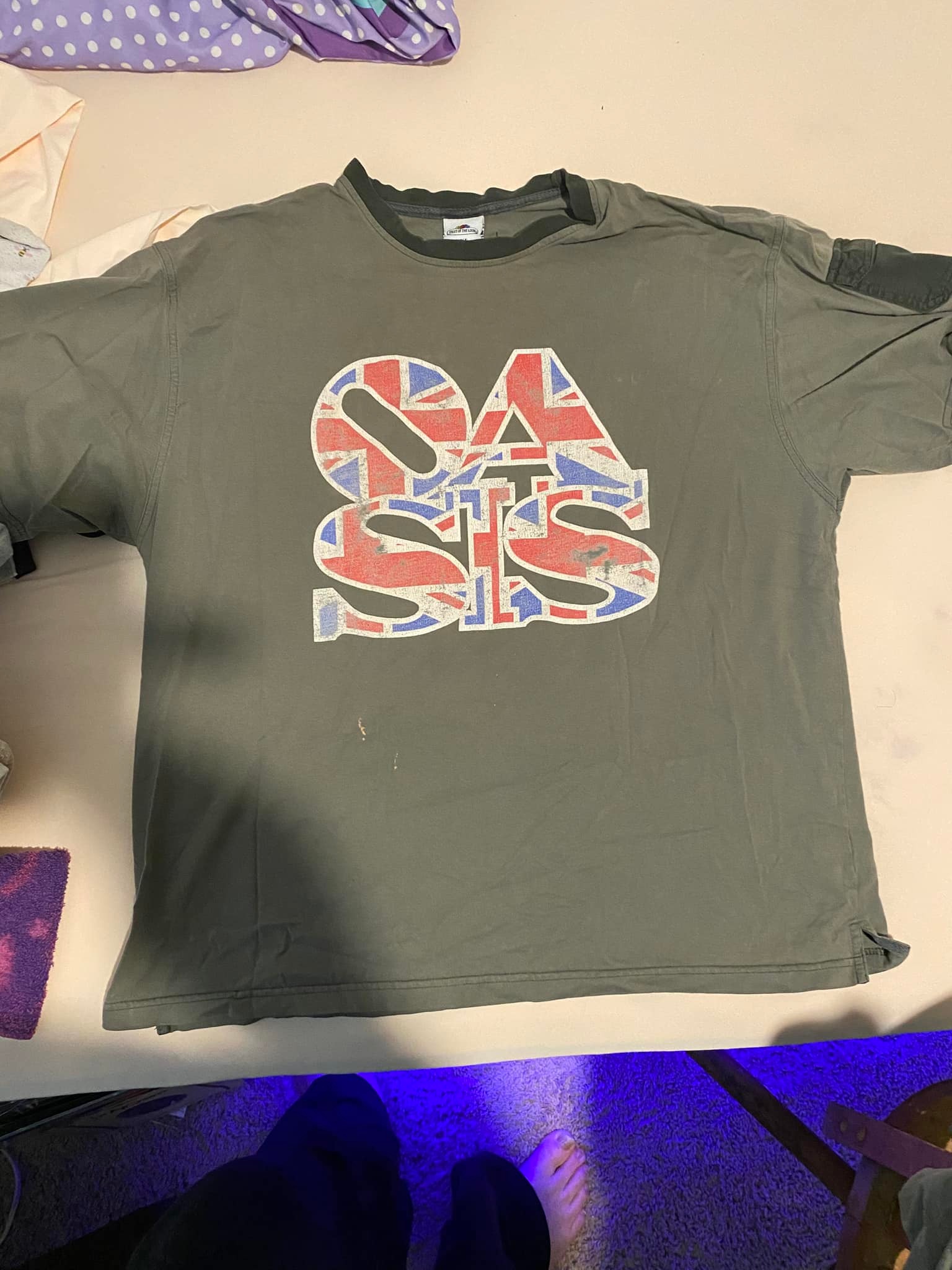 T-Shirt Vintage Oasis - Édition Heathen Chemistry (années 2000) - Taille L, Couleur Noire