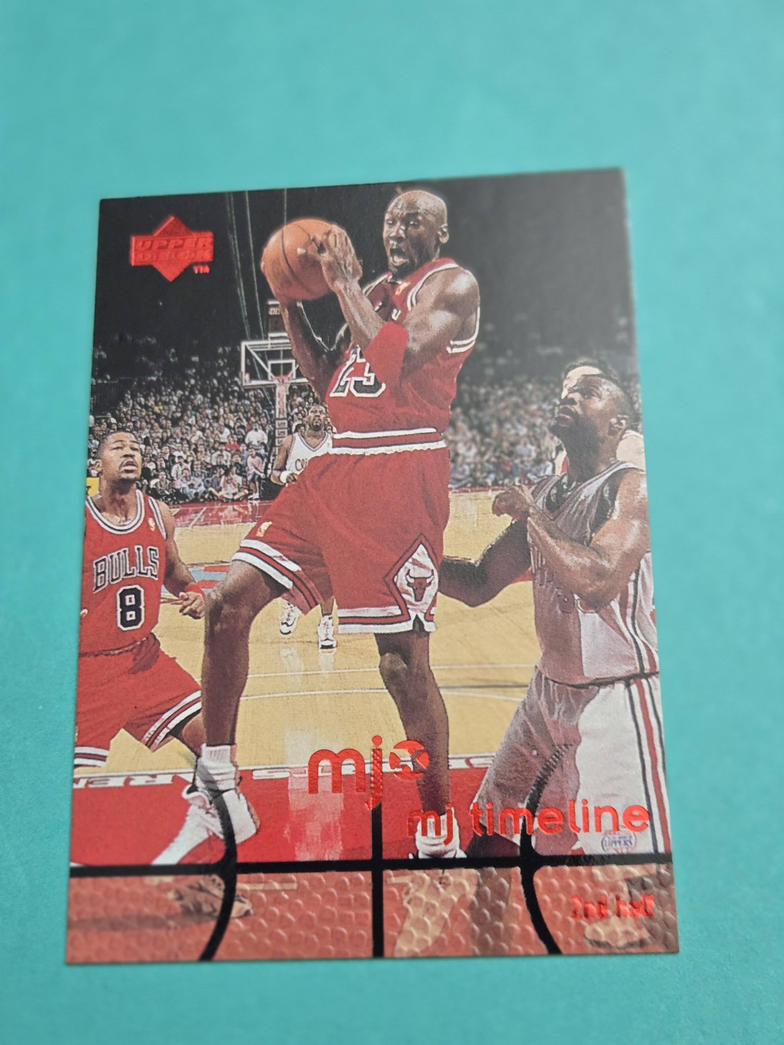 Michael Jordan 1998 Upper Deck MJx #92 - MJ Timeline - Chicago 