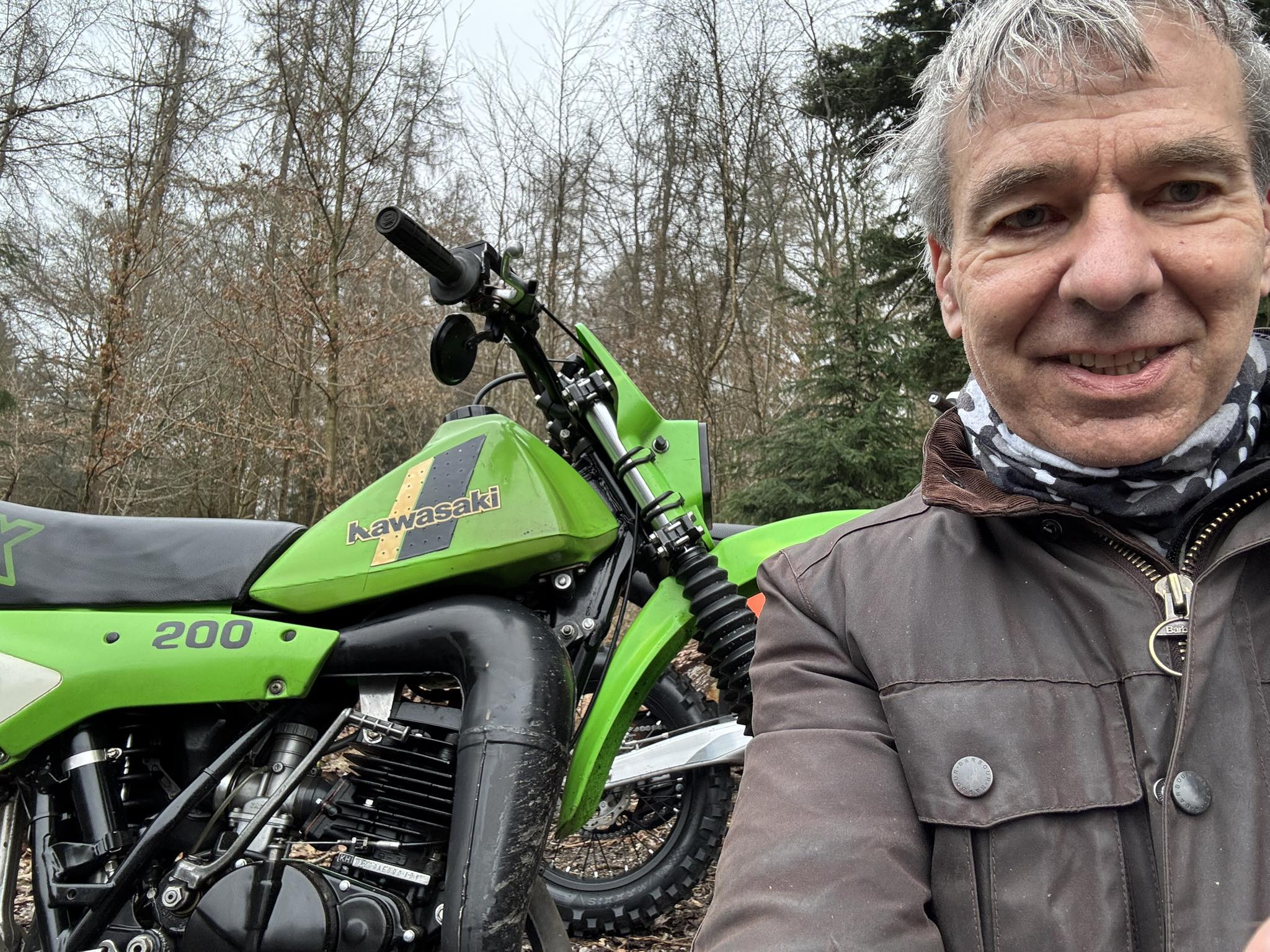 I absolutely love riding my 1983 Kawasaki KDX200A with its air