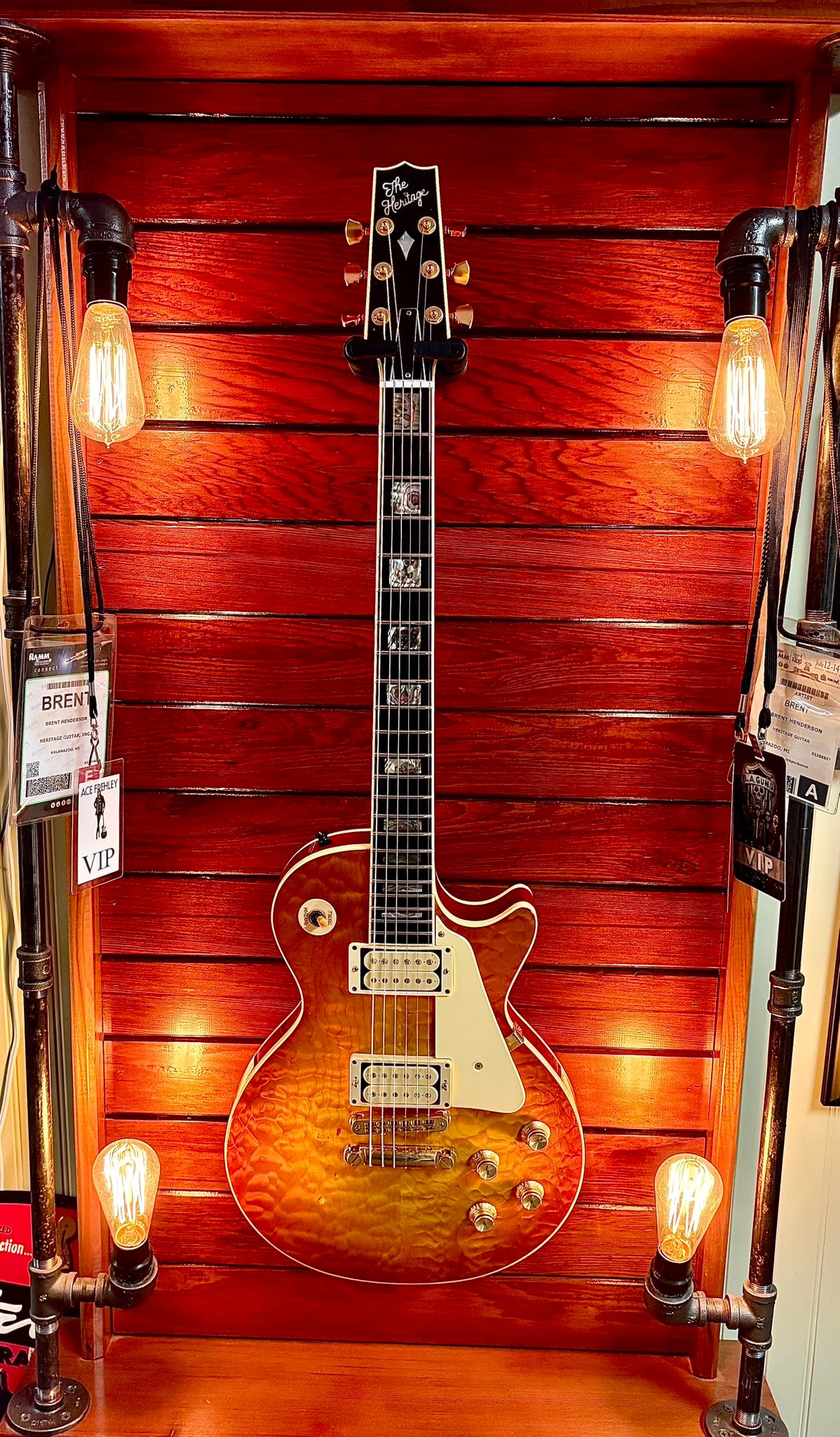 Pearl Export custom guitar with DiMarzio pickups