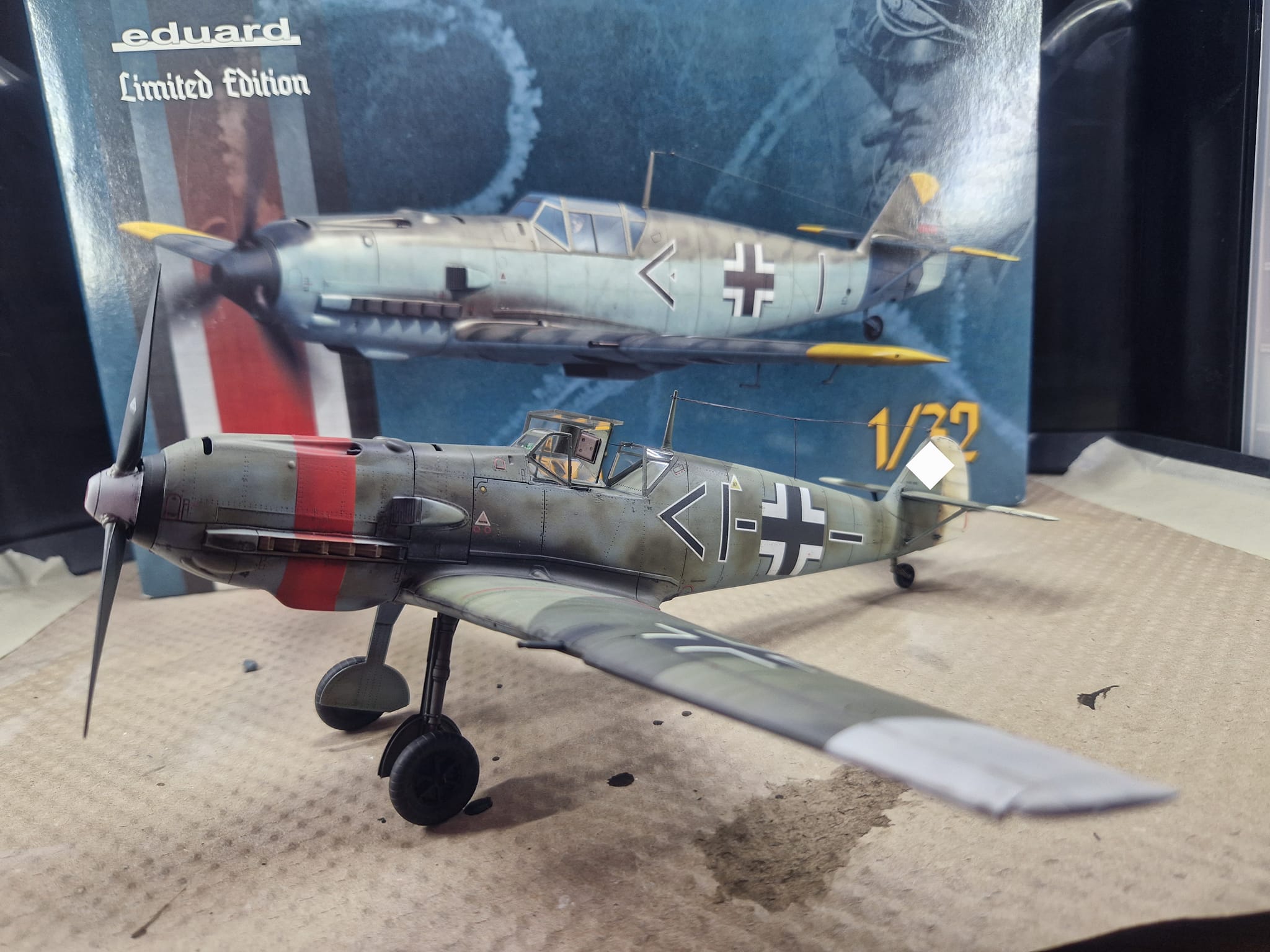 Eduard 1/32 Bf 109E-4 model kit review
