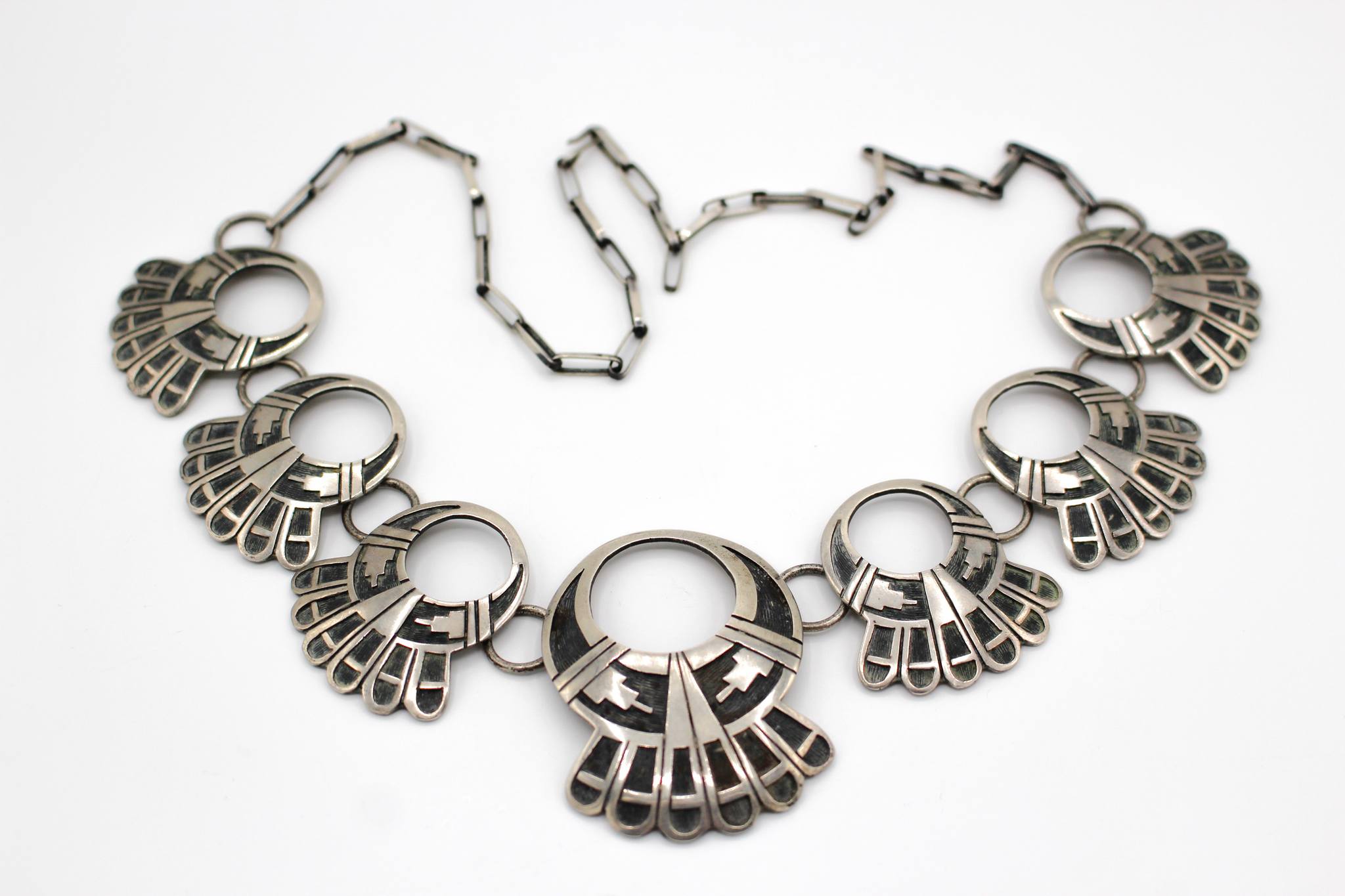 Hopi silversmith Tim Mowa