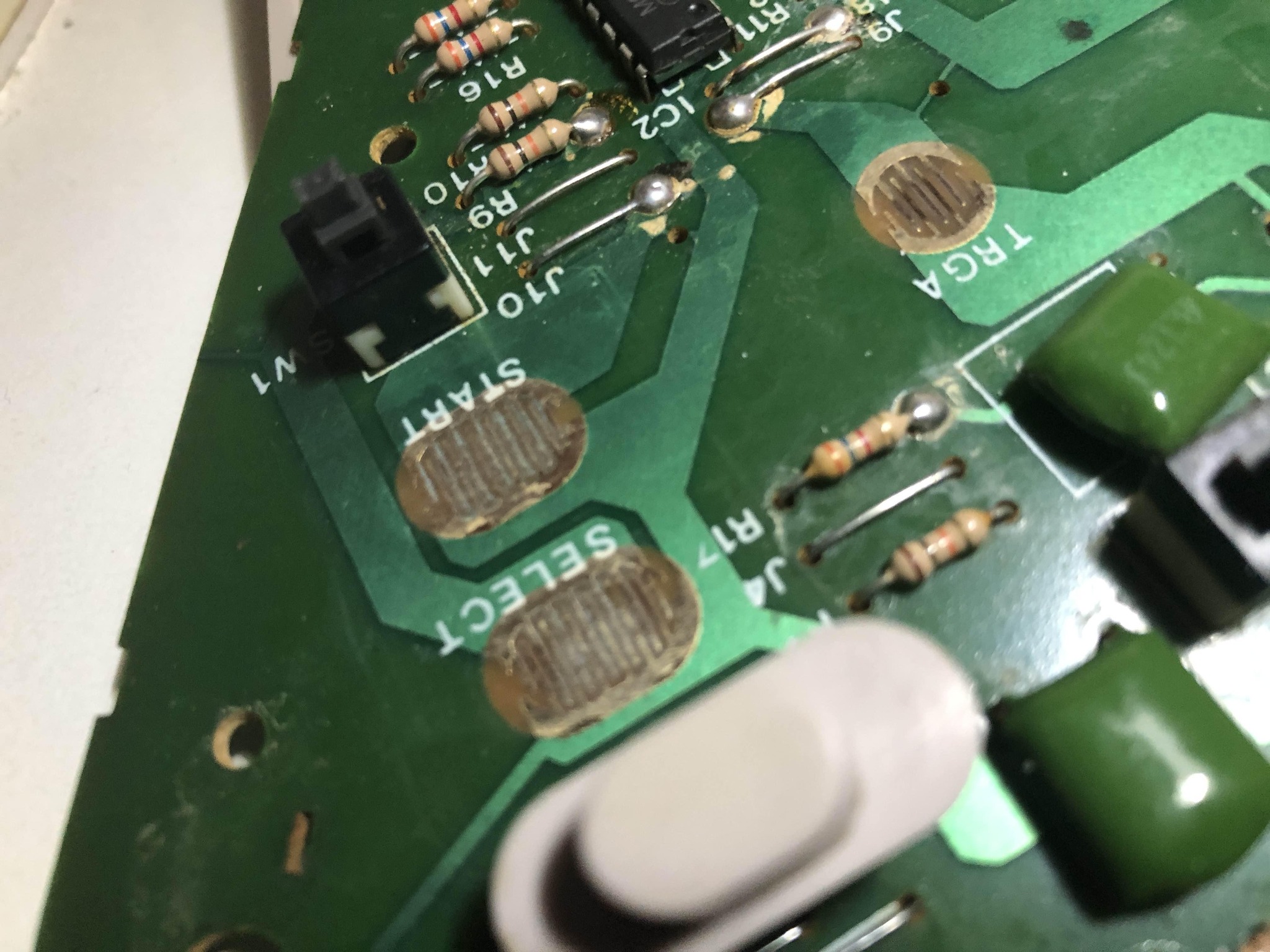Repairing keyboard contact board with copper tape