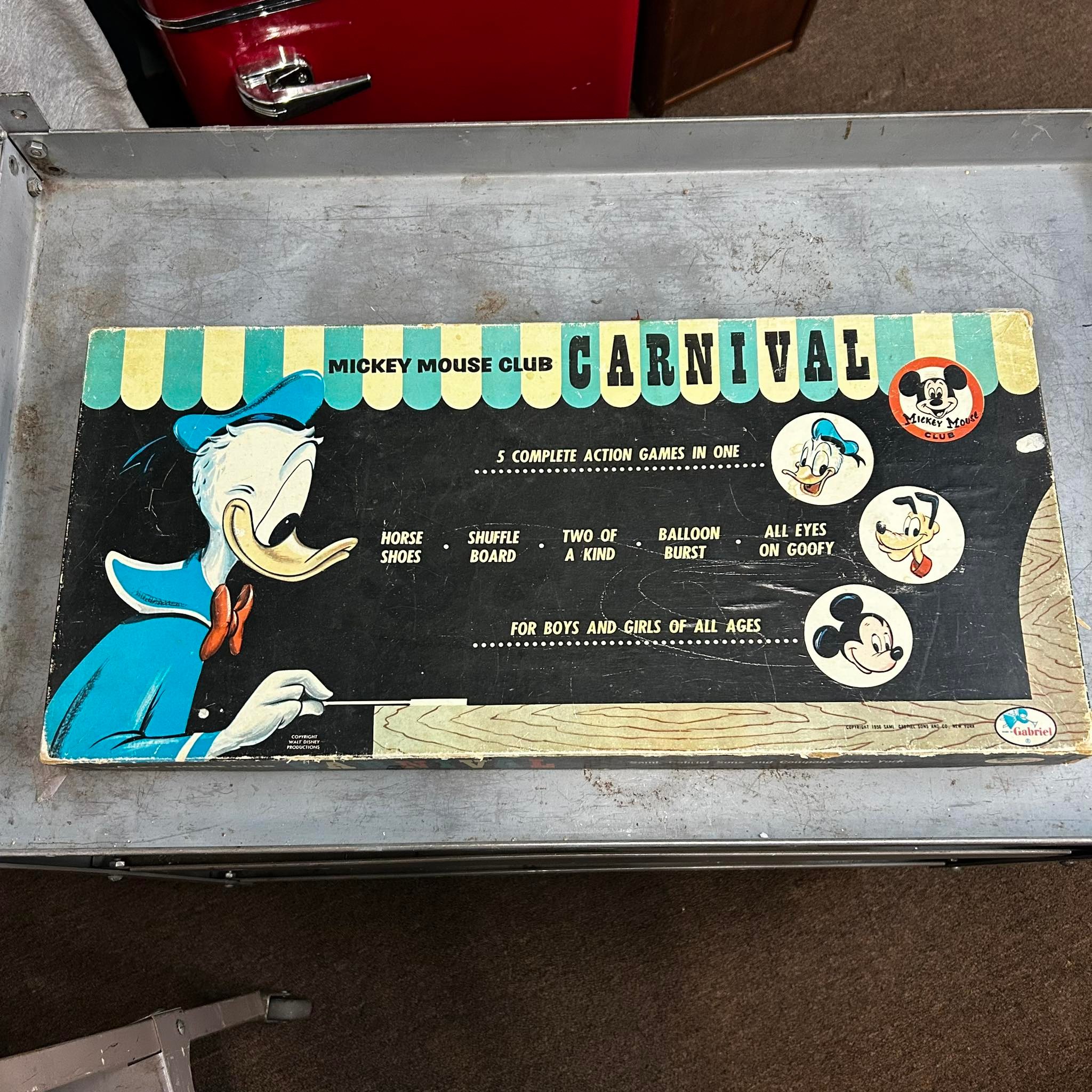 ディズニーヴィンテージミッキー BALLGAME Vintage Disney game set with artwork