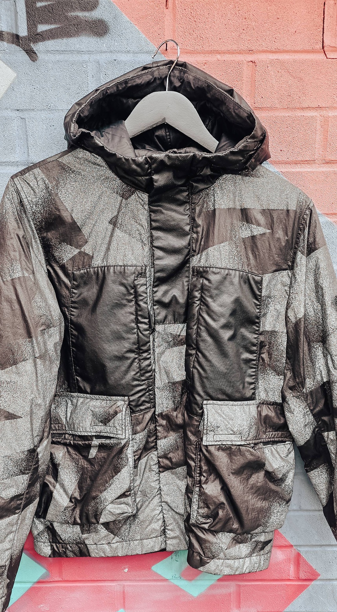 A/W 2001 Stone Island 'Monofilament' Camouflage Jacket. The jacket