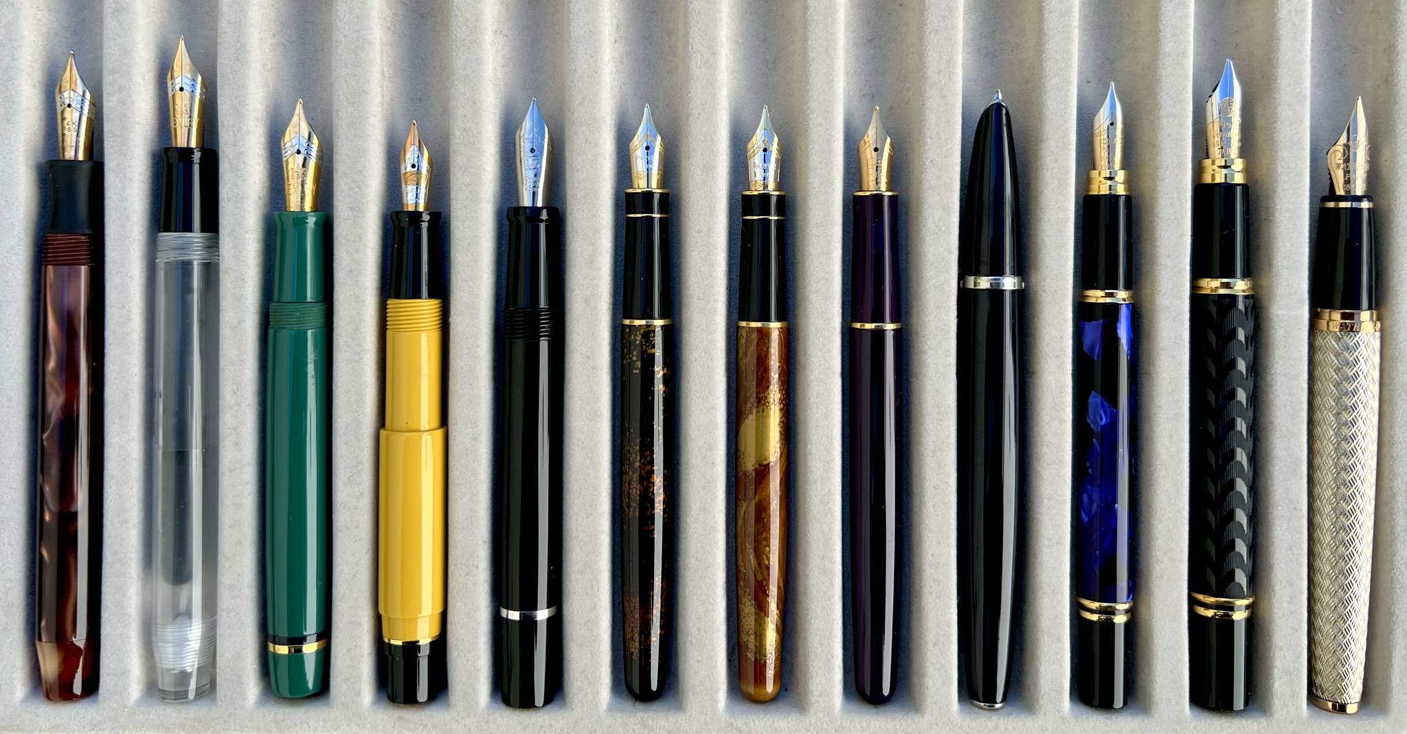 What are the models of these fountain pens for sale?