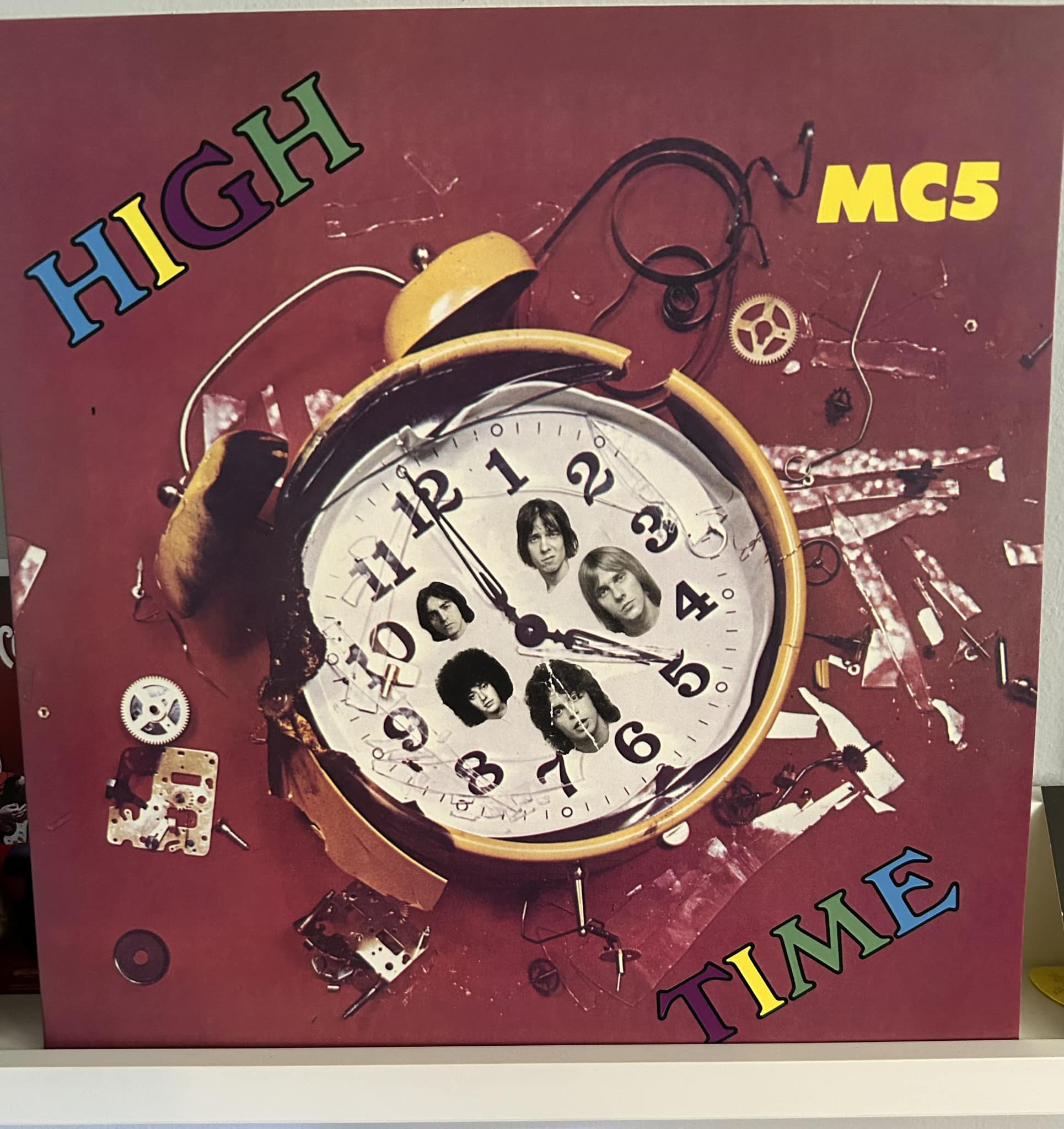 MC5 High Time album on blue vinyl