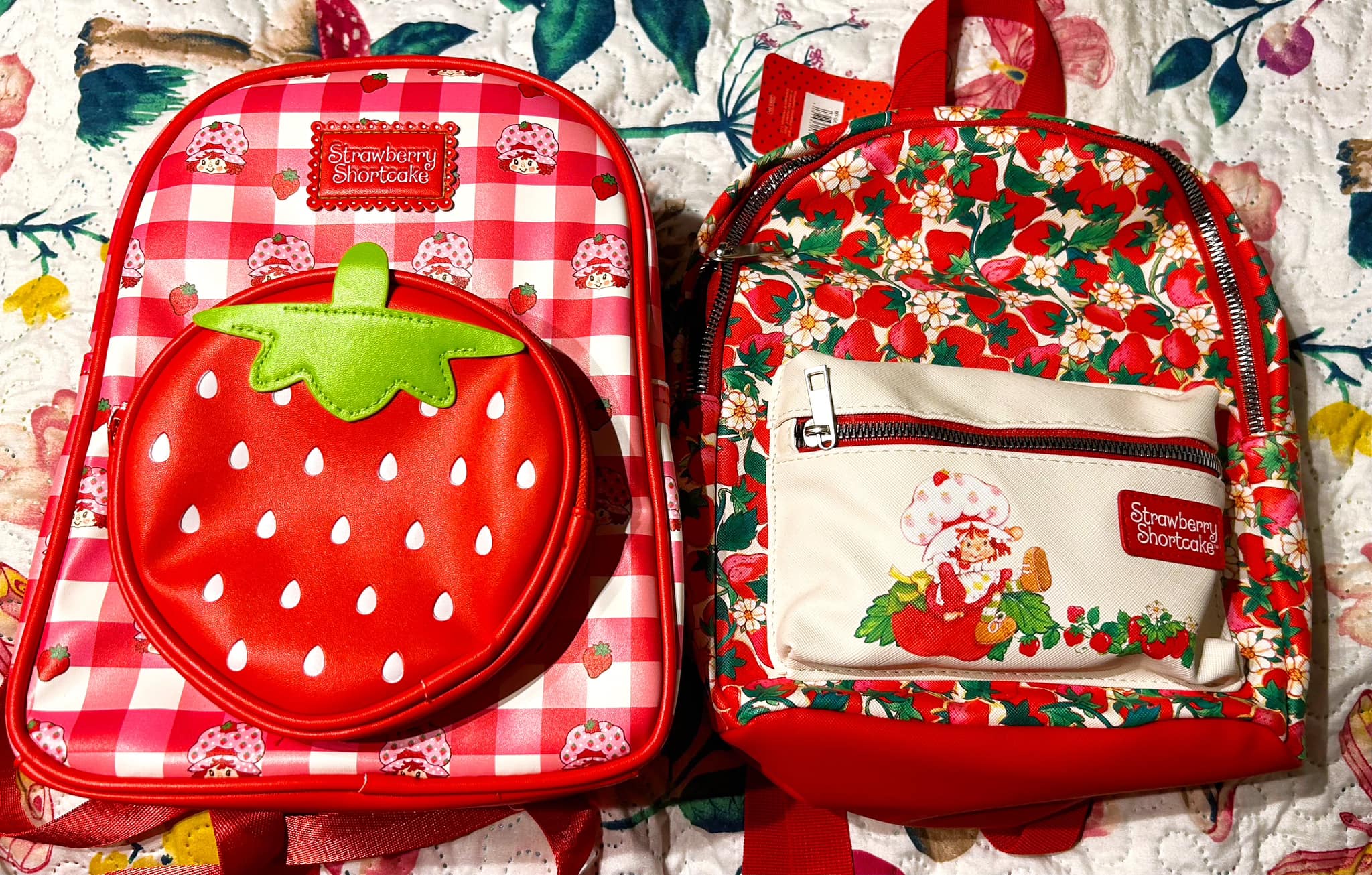 five below strawberry shortcake mini backpack Hello Kitty and Friends x Loungefly Loungefly x Strawberry Shortcake Strawberry House Mini Backpack The front pocket of this Loungefly Strawberry Shortcake Strawberry House Mini Backpack is strawberry shaped Five Below Strawberry Shortcake Backpack