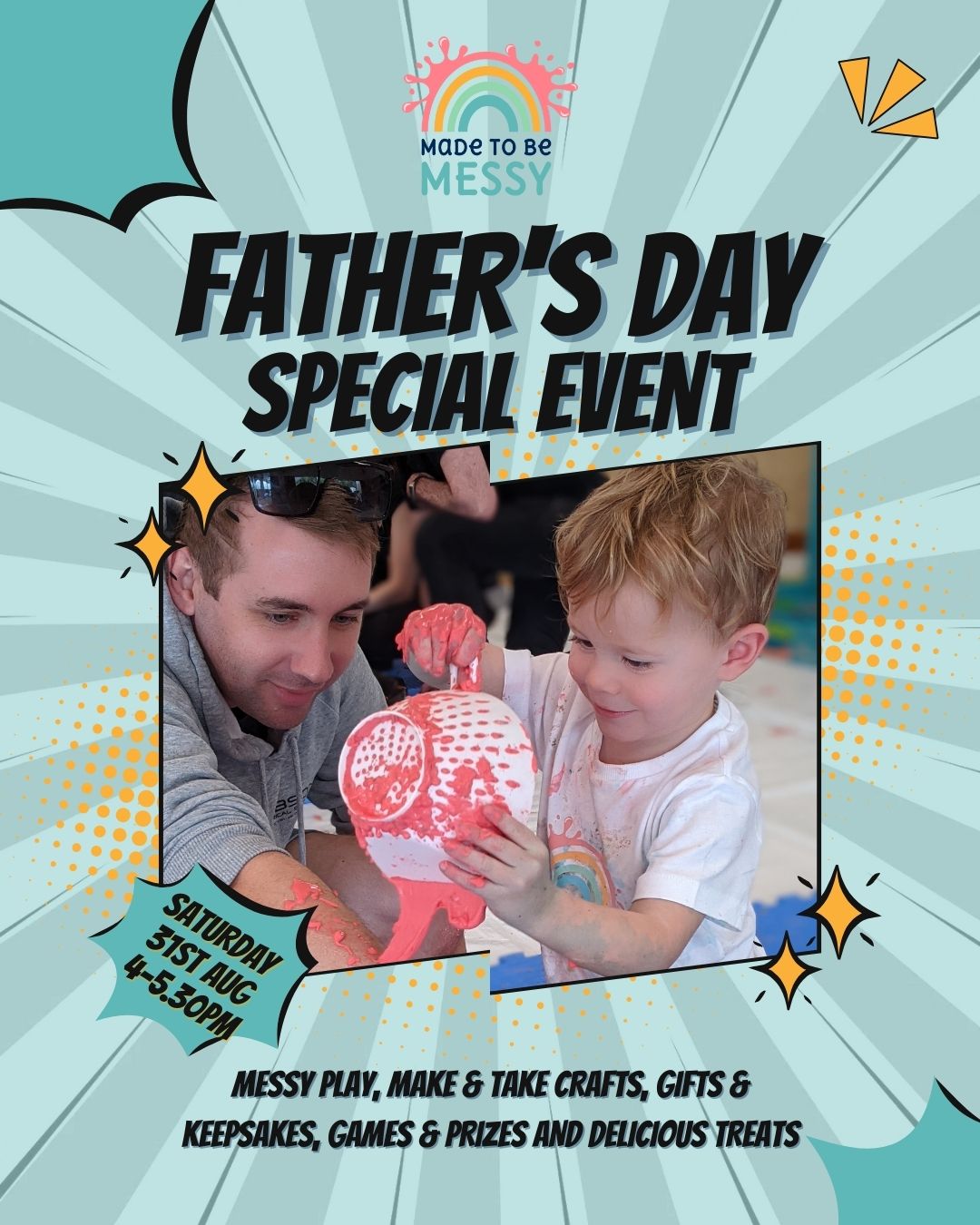 💙 Father's Day Special Event 💙... - MADE TO BE MESSY | Facebook