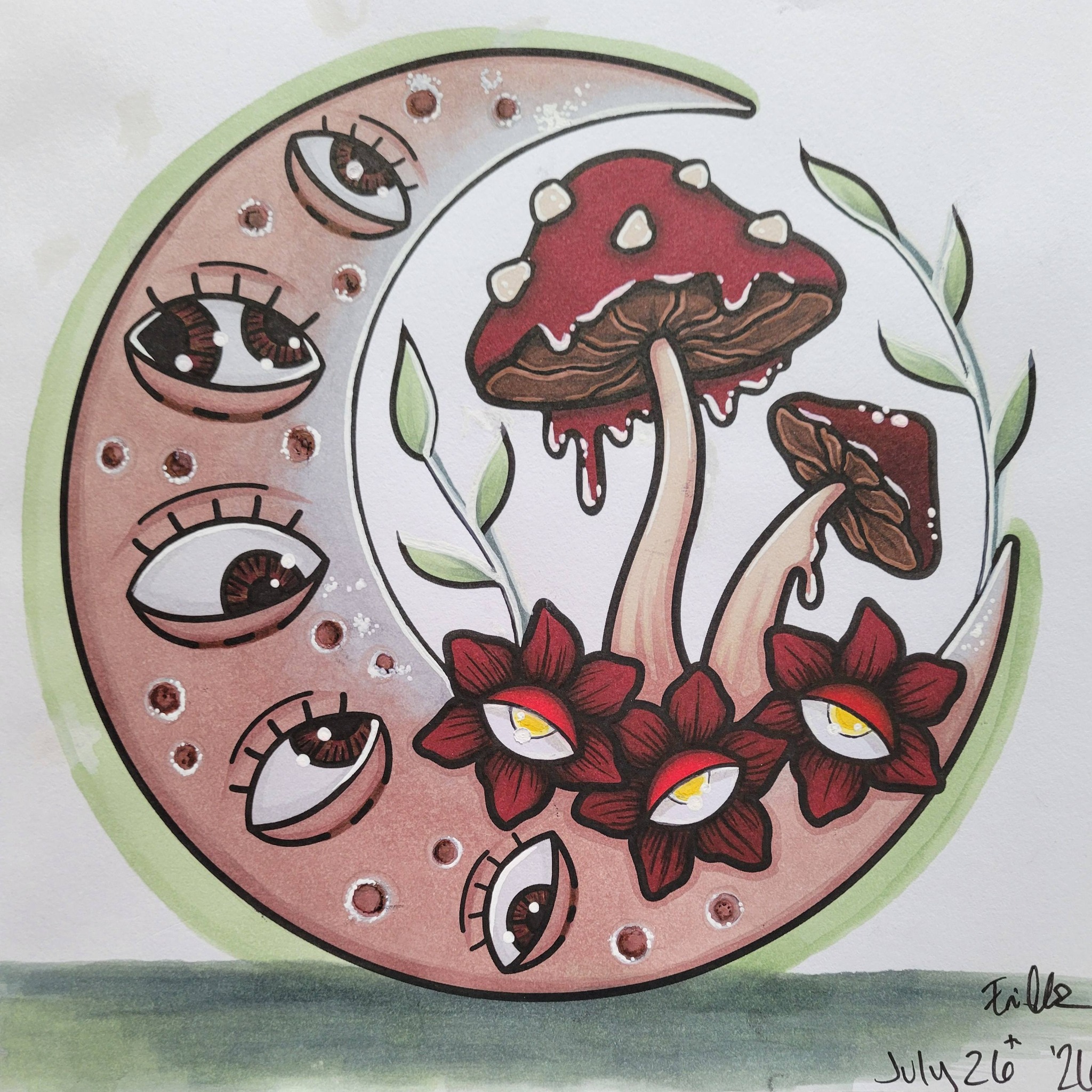 Trippy & Groovy adult coloring book by Hikaru Kotz review