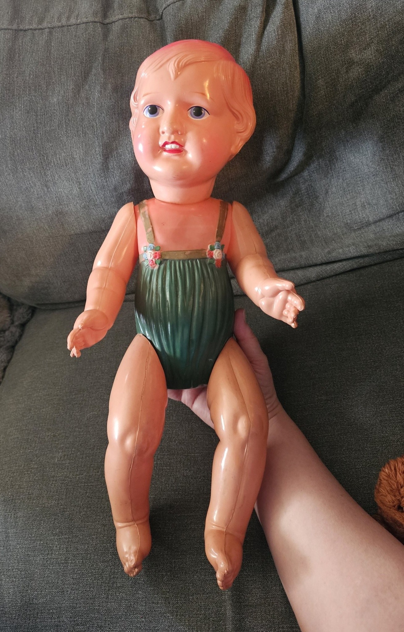 I did not know she came in two sizes, wow. Large one is 63” tall