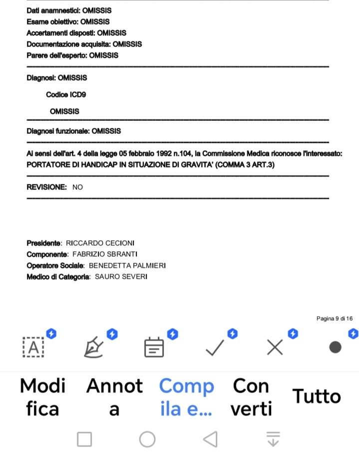 Invalidità Civile - Accompagnamento e Legge 104 | Mi è arrivato ...