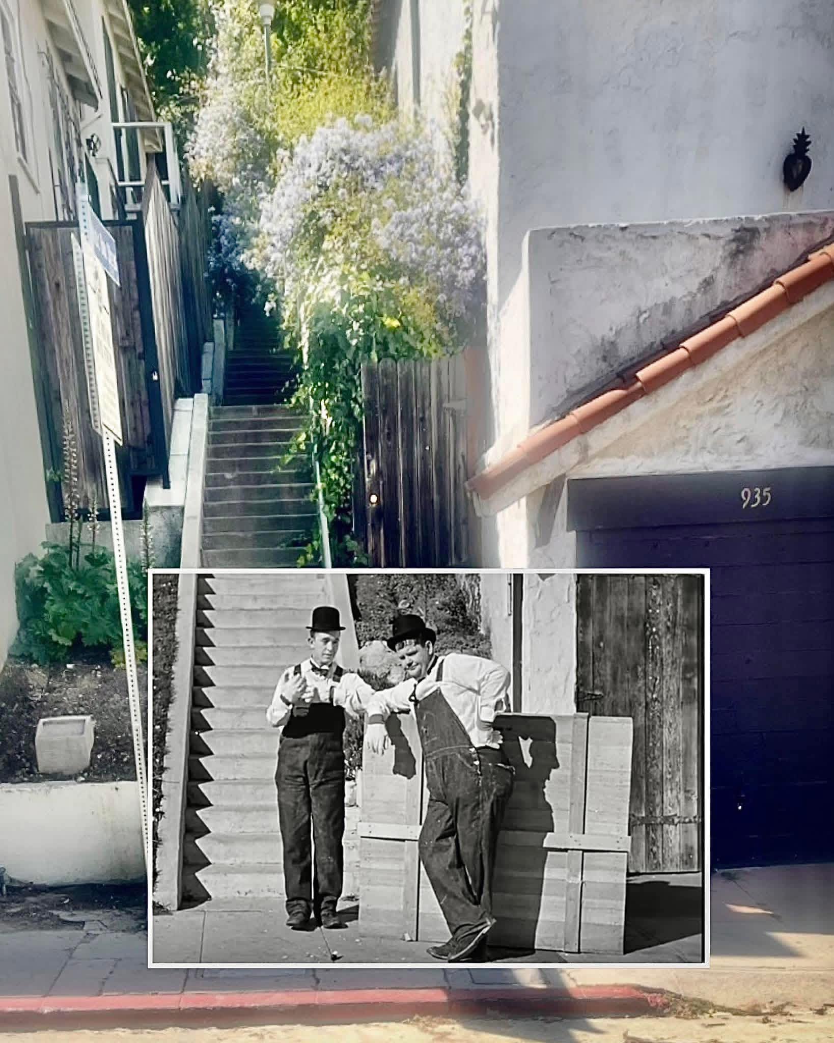 Laurel and Hardy's Music Box Steps in Los Angeles