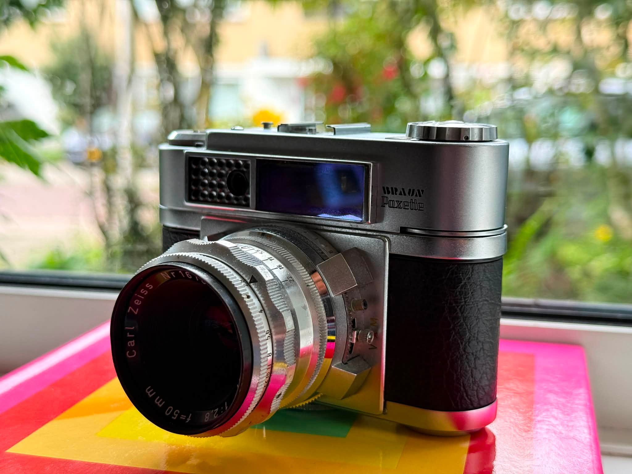 Braun Super Paxette II BL with Carl Zeiss Tessar 50mm f/2.8 lens