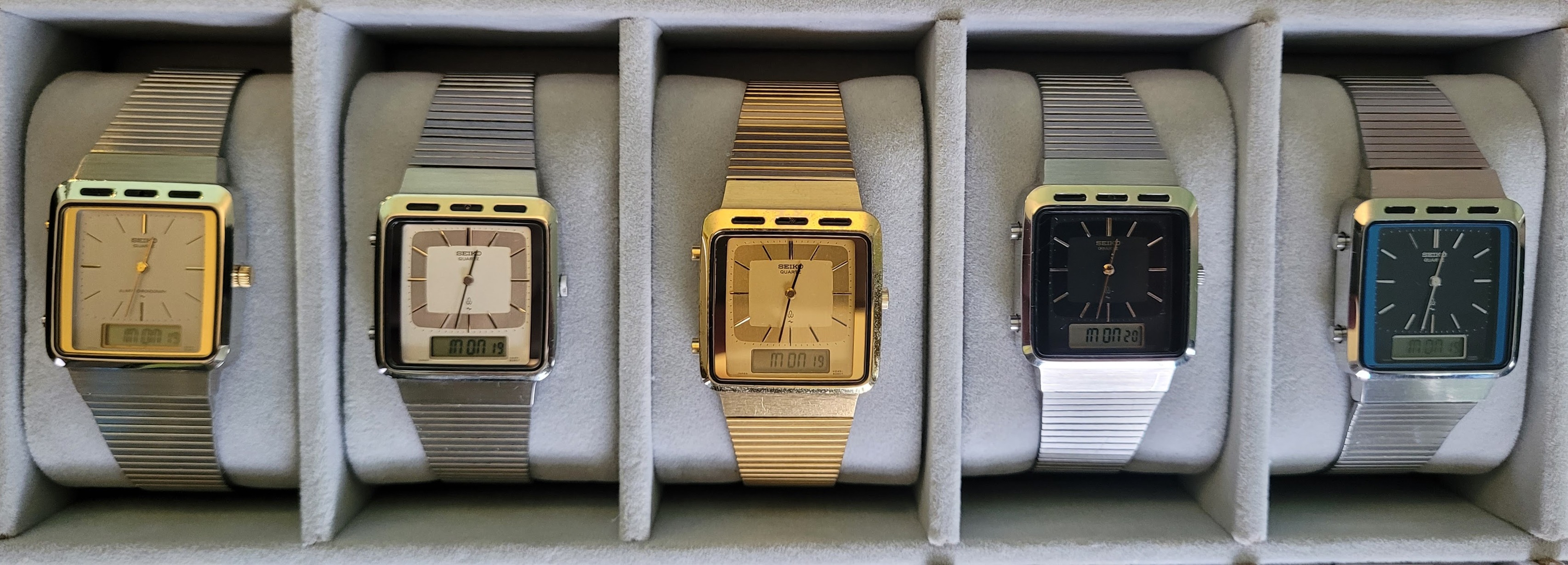 Seiko H249/505 watch variants collection
