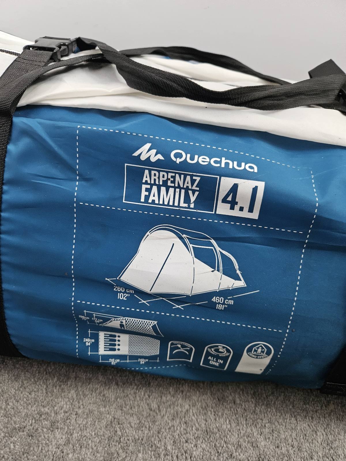 Quechua family blackout tent, Arpenaz family 4.1 for sale. £50 ono