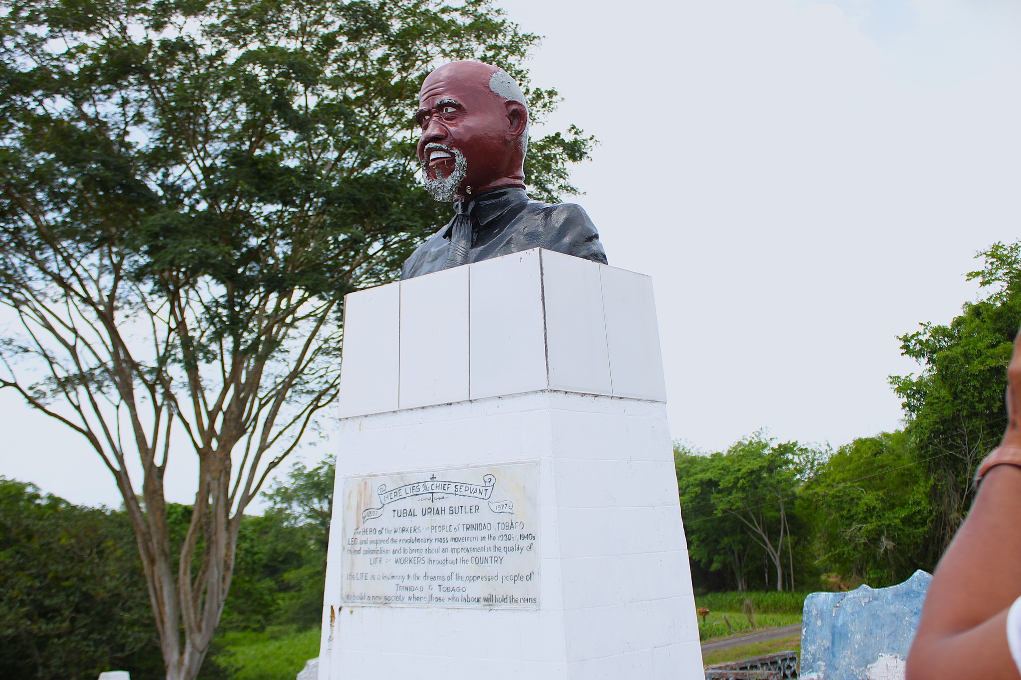 Caribbean Photographers | Uriah Buzz Butler memorial is located in ...