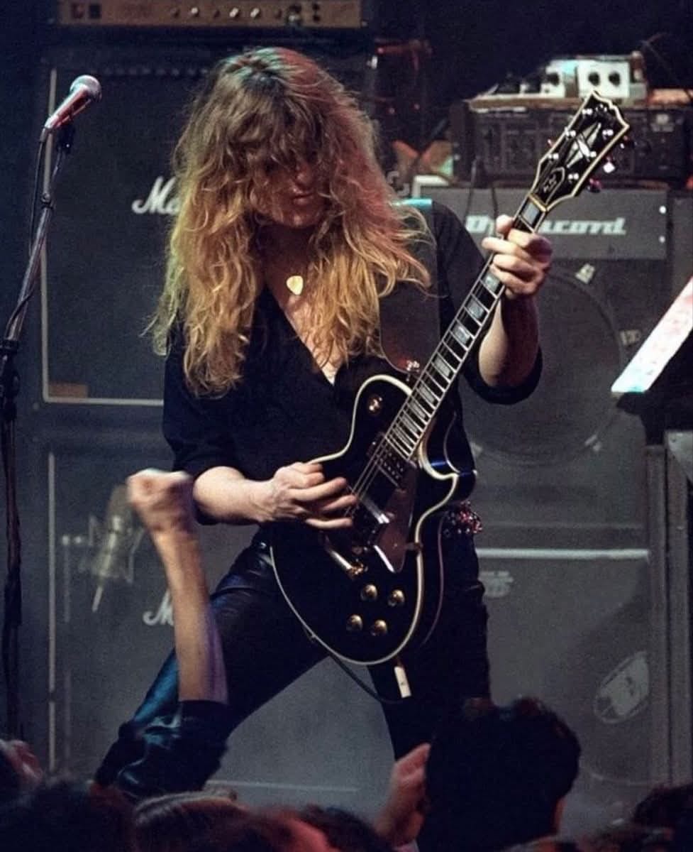 Great shot of the late, great John Sykes performing onstage with