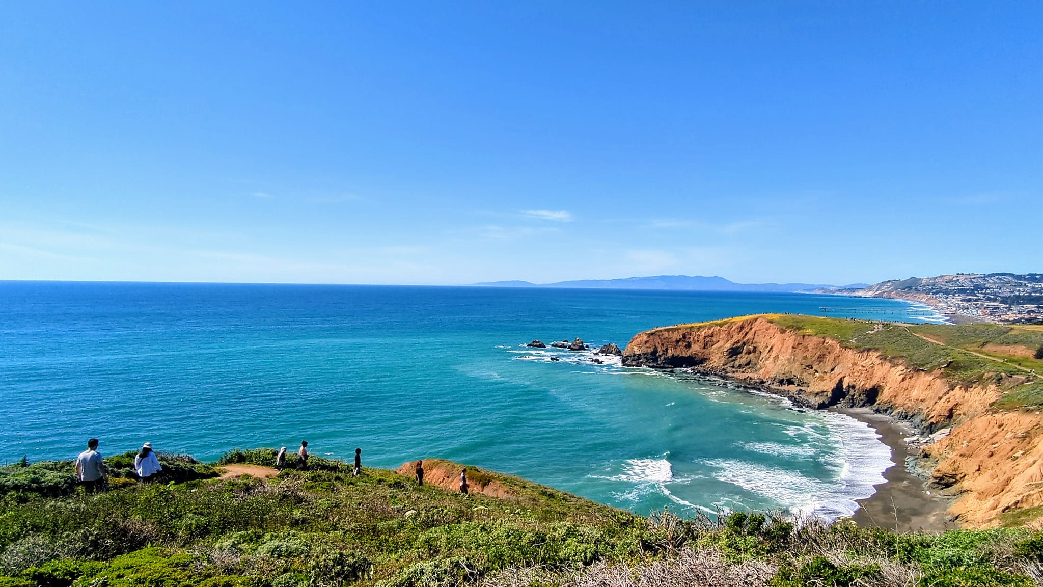 Scenic Pacifica coastline in Northern California