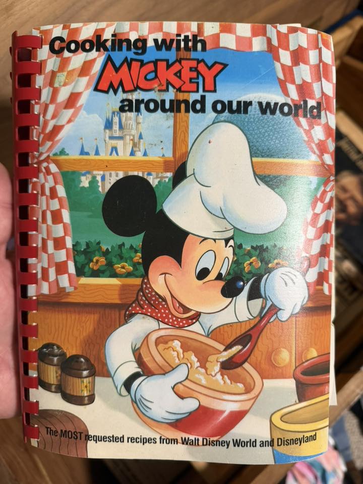 Vintage Disney cookbook from 1987