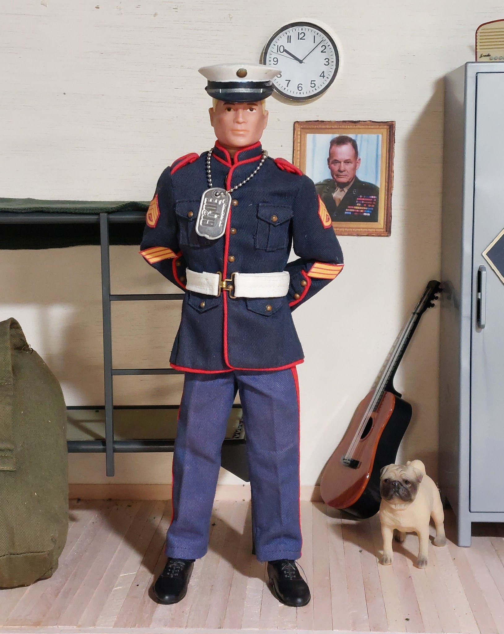 gung ho dress blues G.I. Joe Gung-Ho in action figure swatch:bleu-scolaire