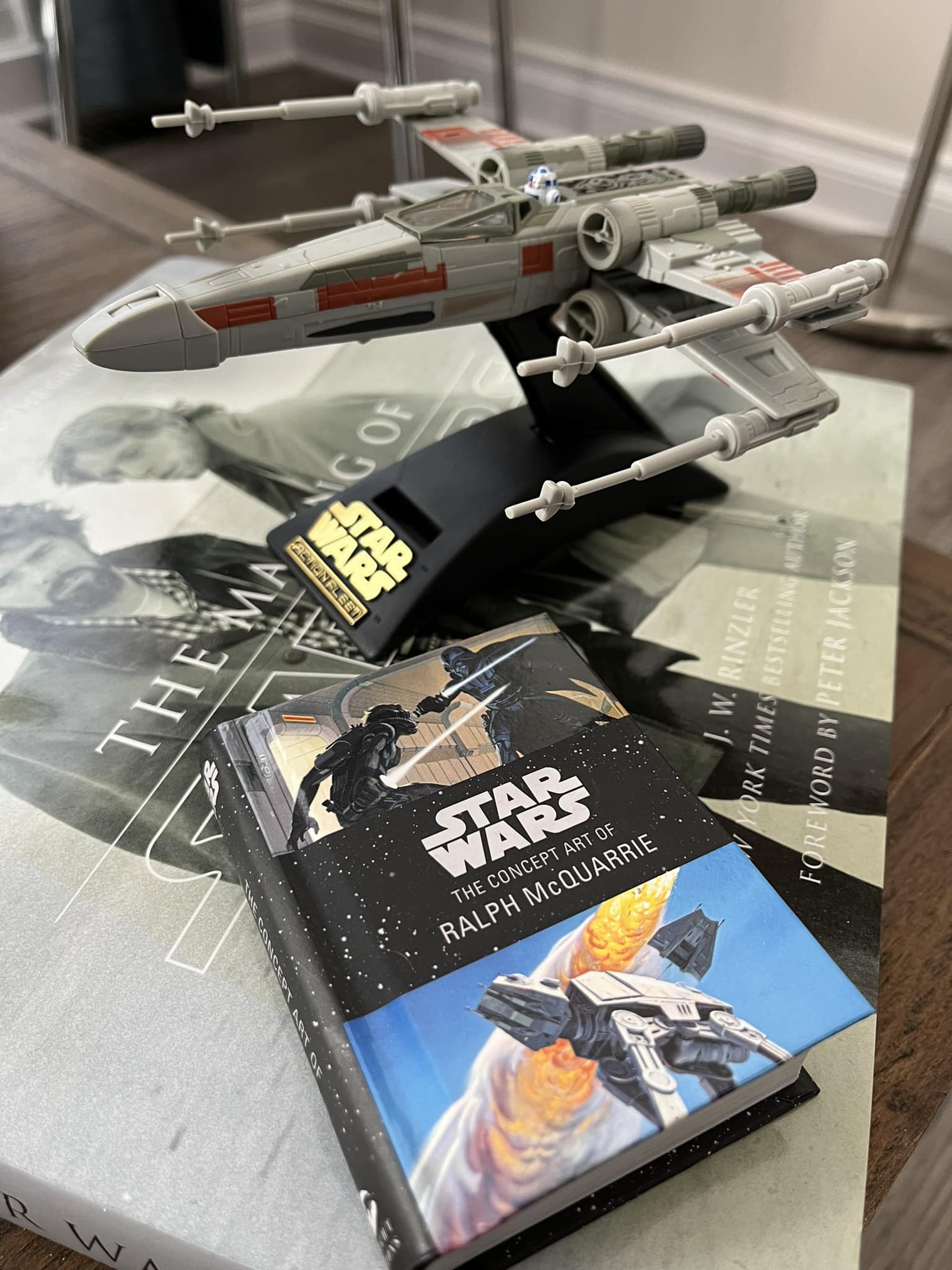 Black paneled R2-D2 for X-wing fighter