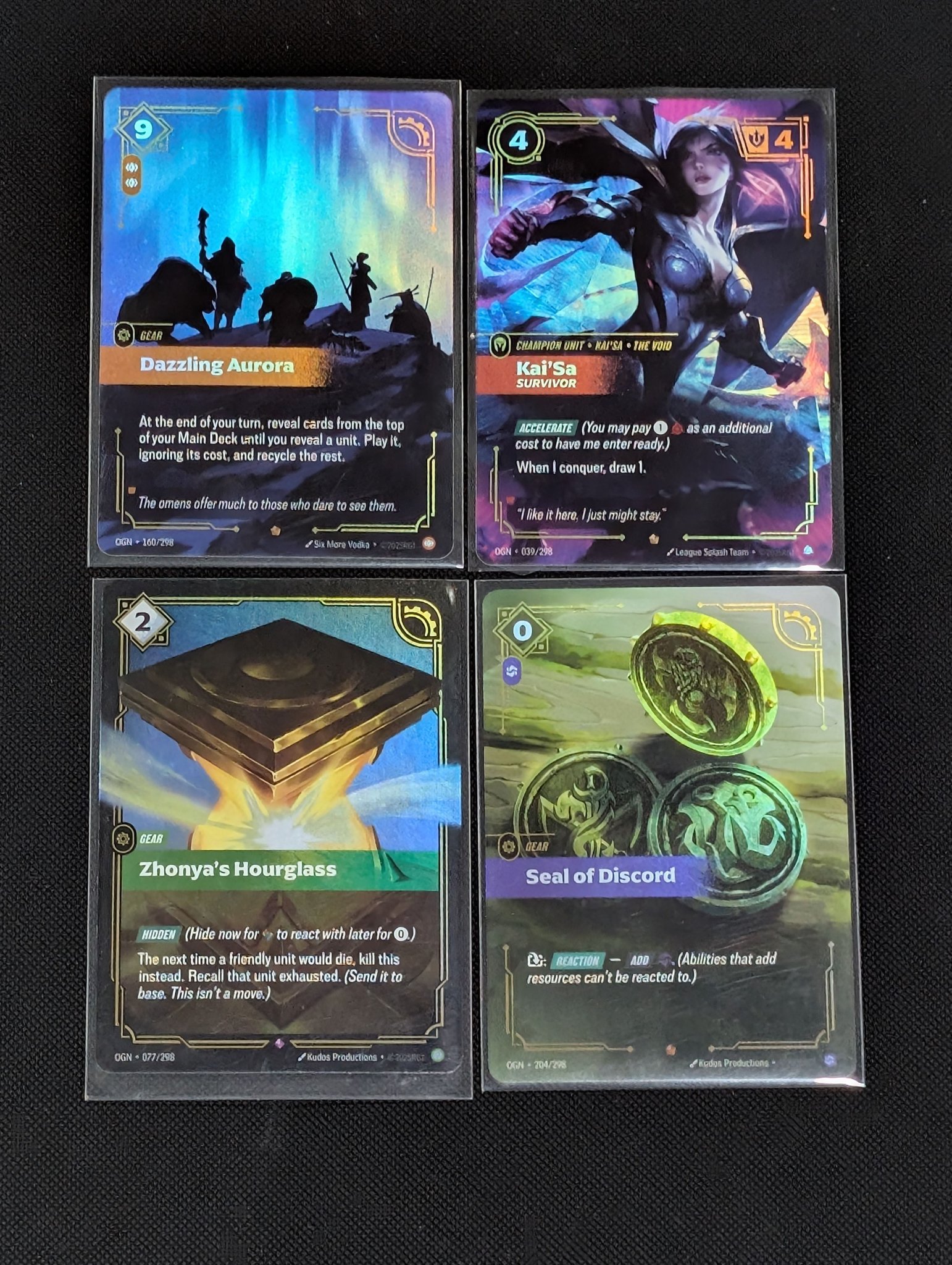 Riftbound Dazzling Aurora cards for sale