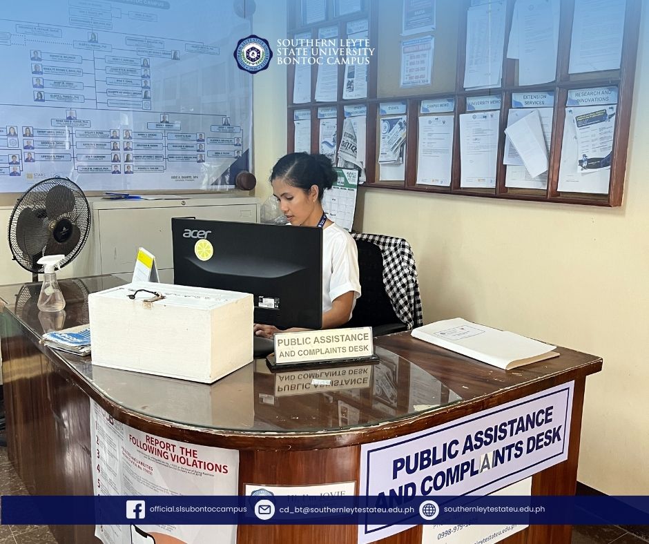 Southern - Functionality of Public Assistance and Complaints Desk (PACD ...
