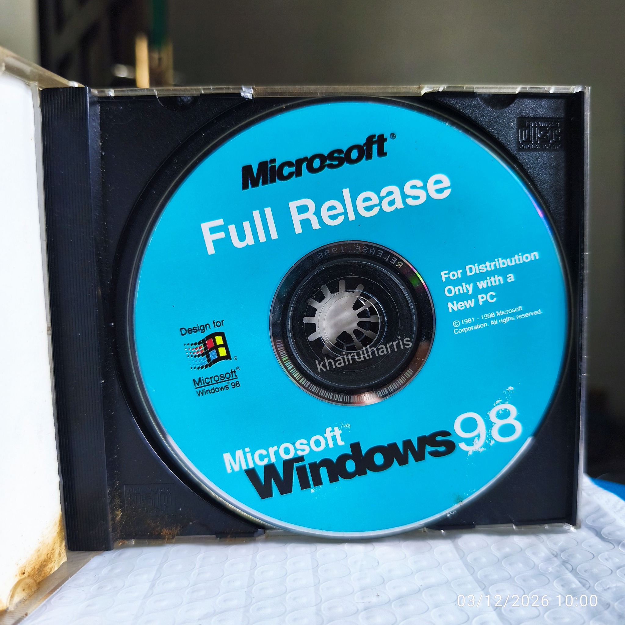 Where to find windows 98 installation cd?