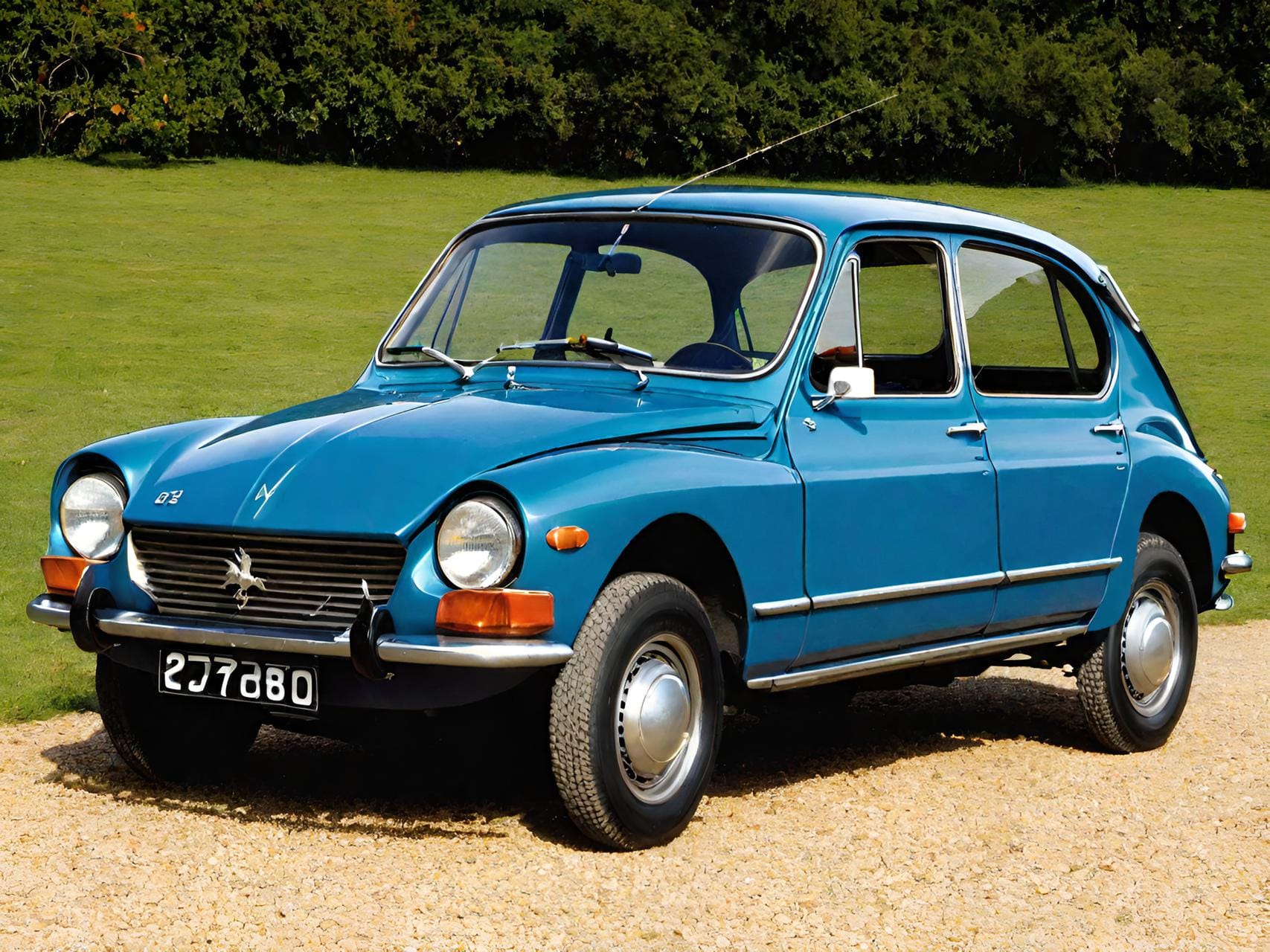 Fictive story of the Peugeot 208, from the 50's to 2030