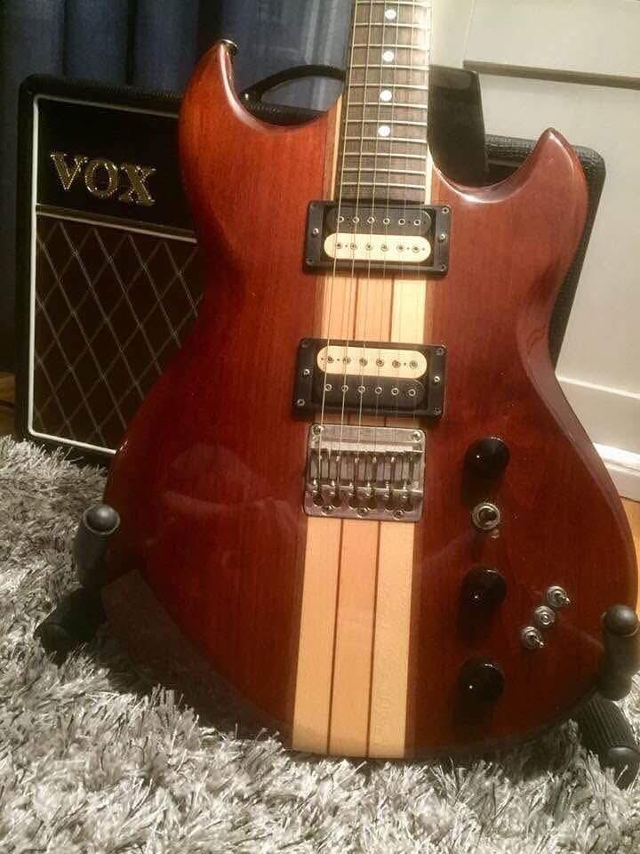 Aria Pro II TS-400 guitar with humbuckers