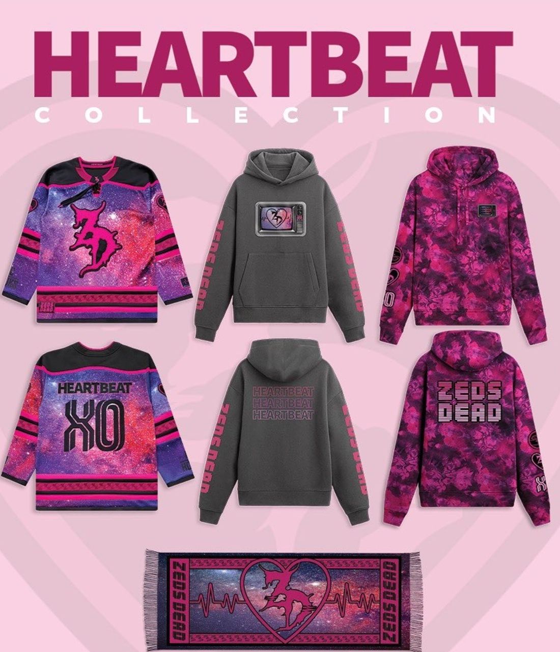 Zeds Dead heartbeat merch for sale or trade