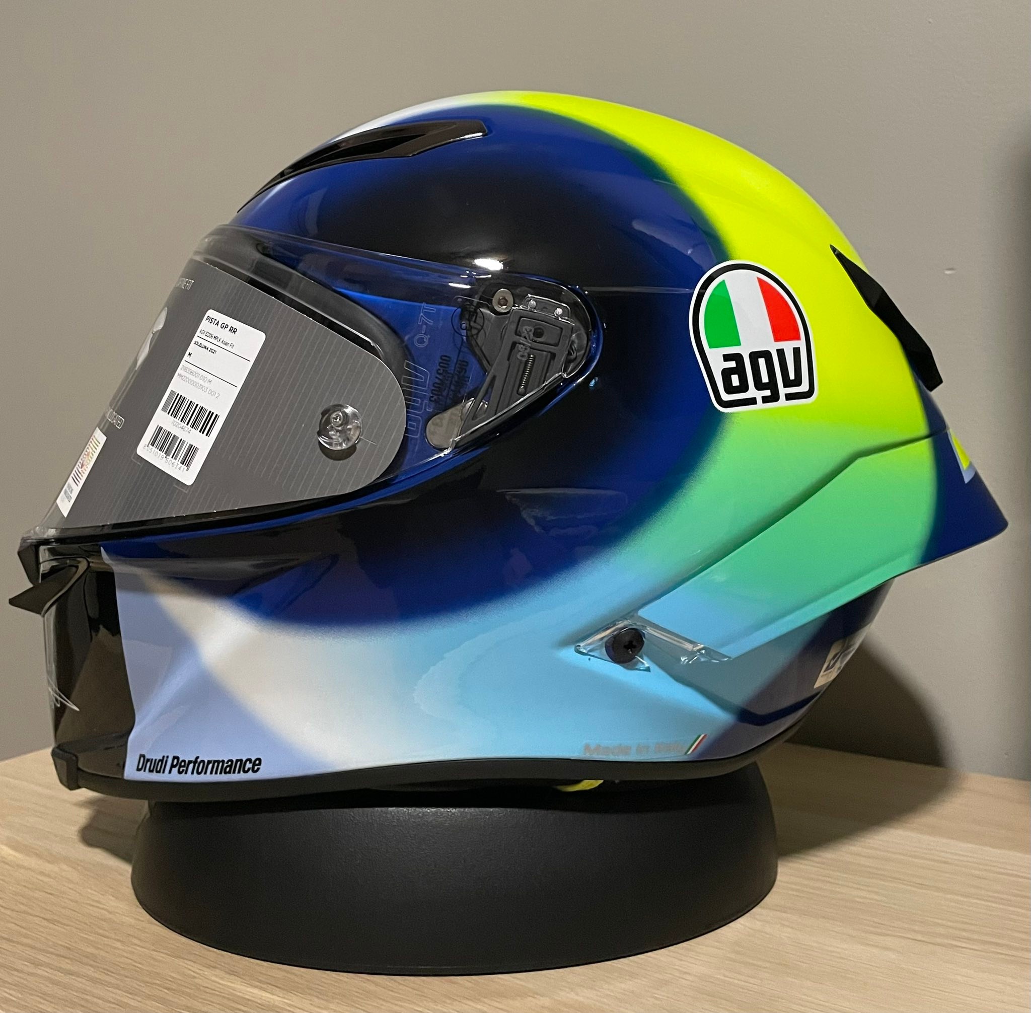 AGV Pista GP RR SOLELUNA 2021 100% Carbon Fiber Shell Medium Asian 
