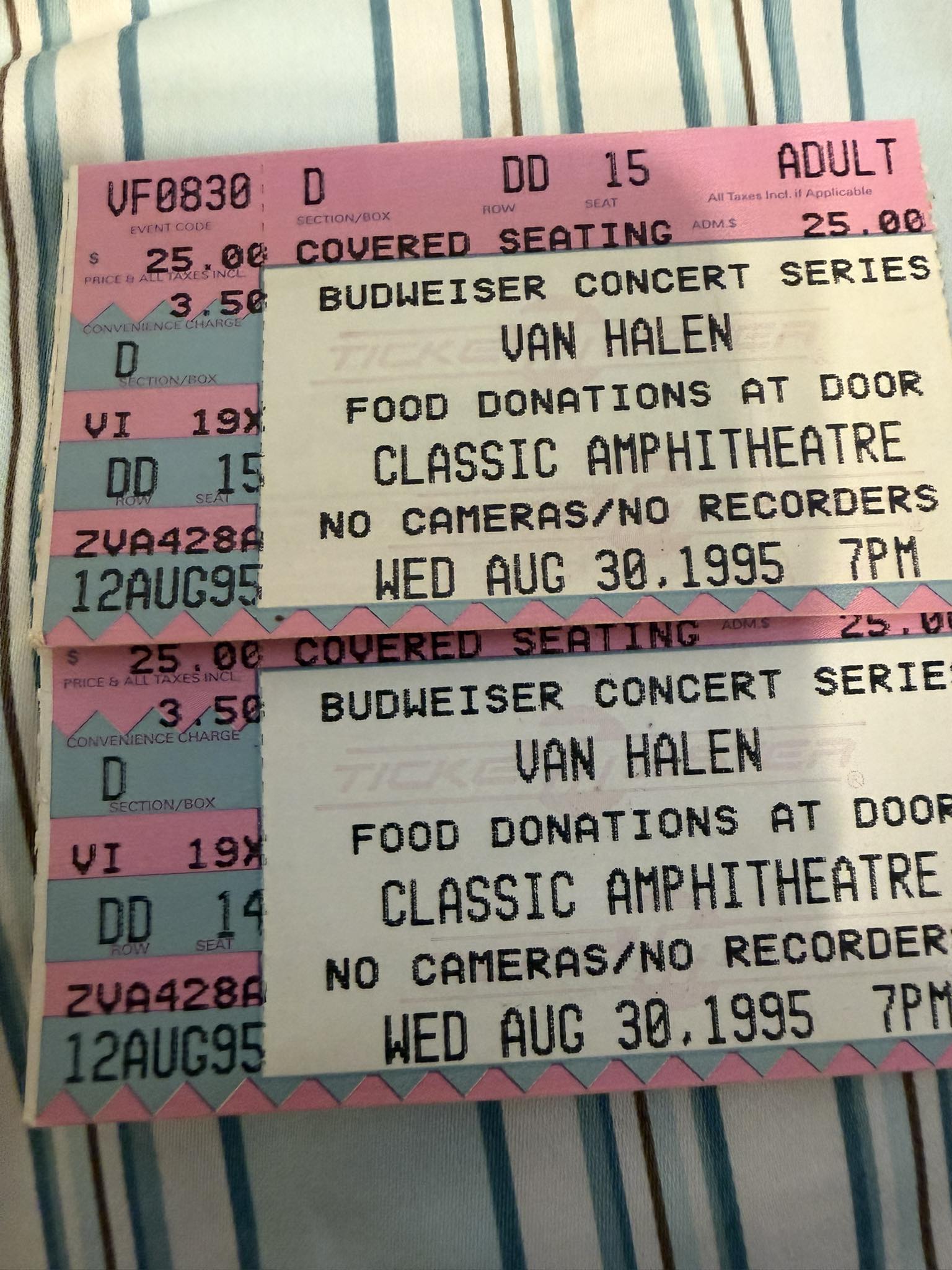 Van Halen's Balance Tour concert experience