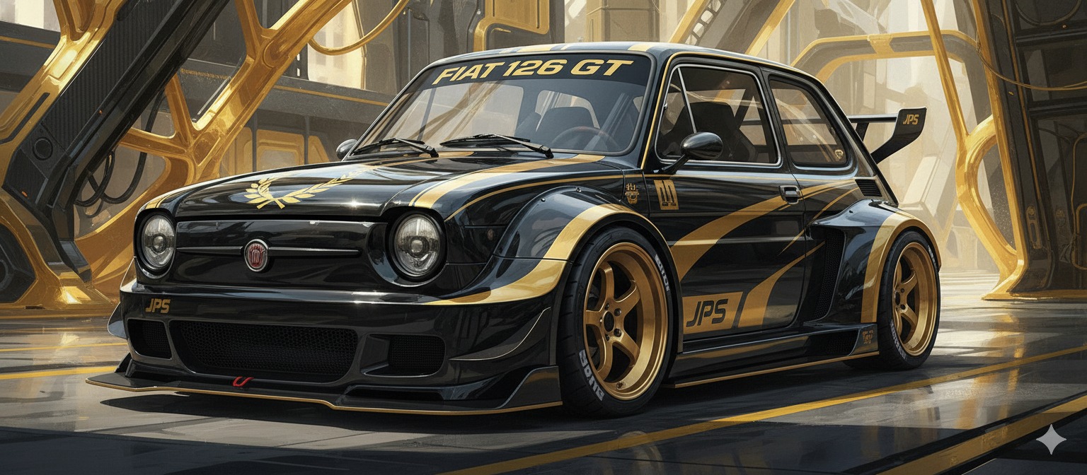 Fiat 126 crazy reimagined by Tiago Hoisel+Boris Vallejo, FIAT 126