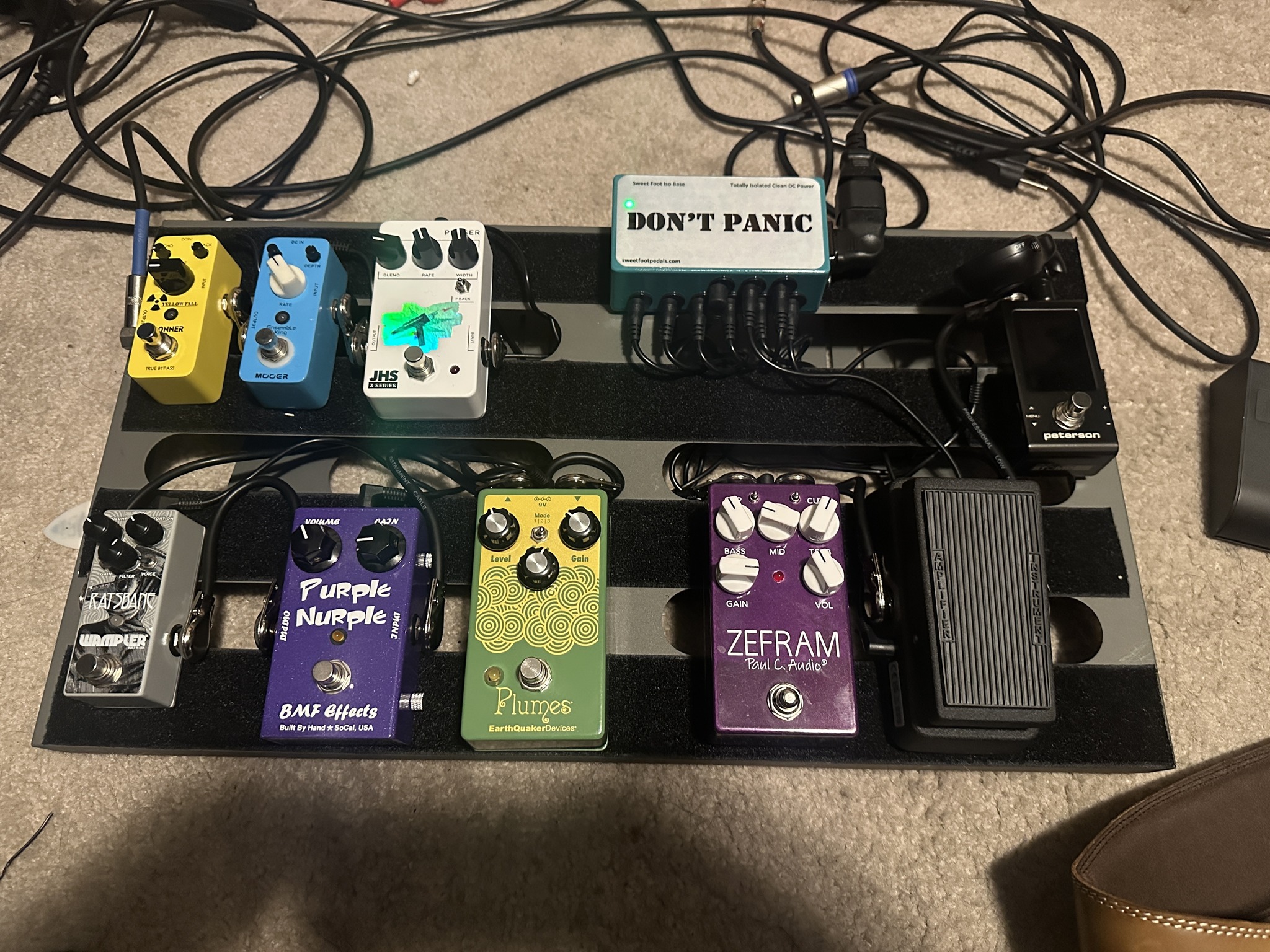 Any tips for using a Wampler Ratsbane pedal?