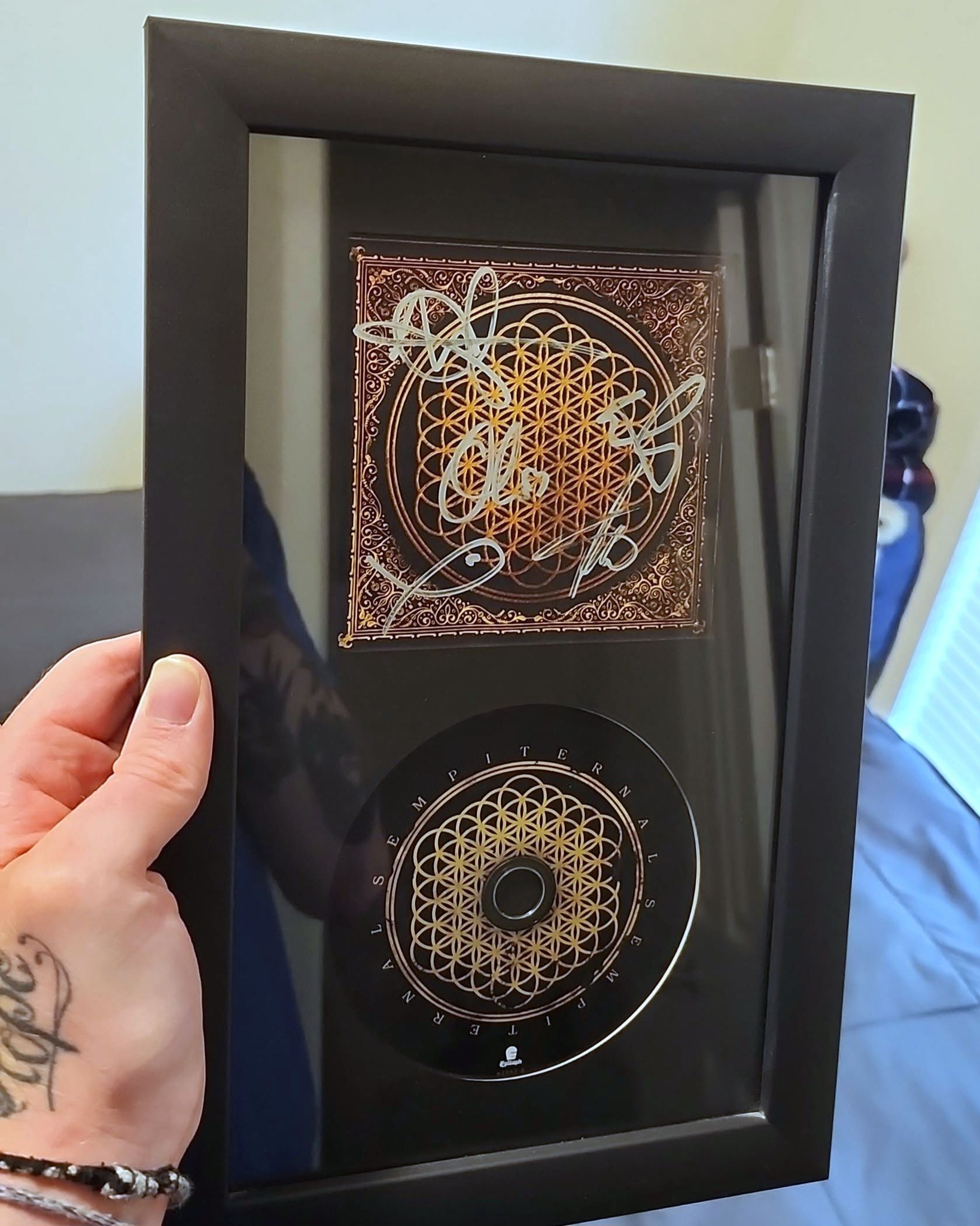 Signed Sempiternal CD by Bring Me The Horizon