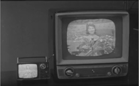 Sinclair Microvision set, the world's smallest TV. 1966 From