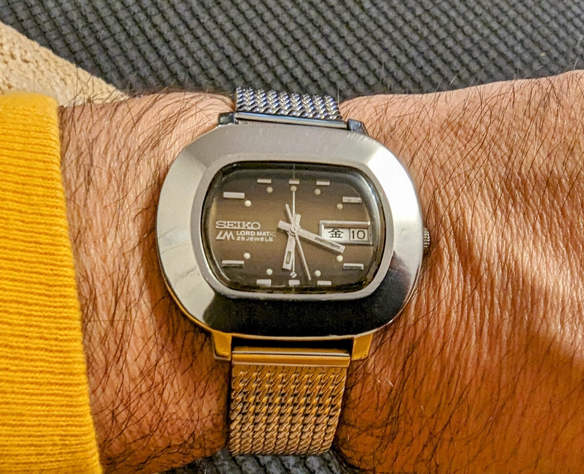 Vintage Seiko Lord Matic 5606-5011 Watch from March 1973