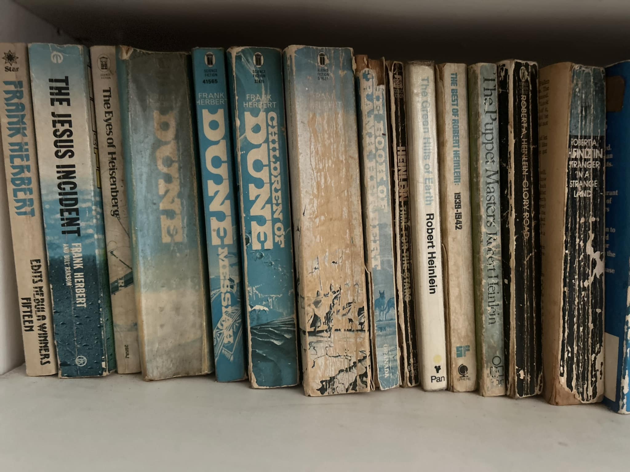 Vintage Dune book collection from the 1970s