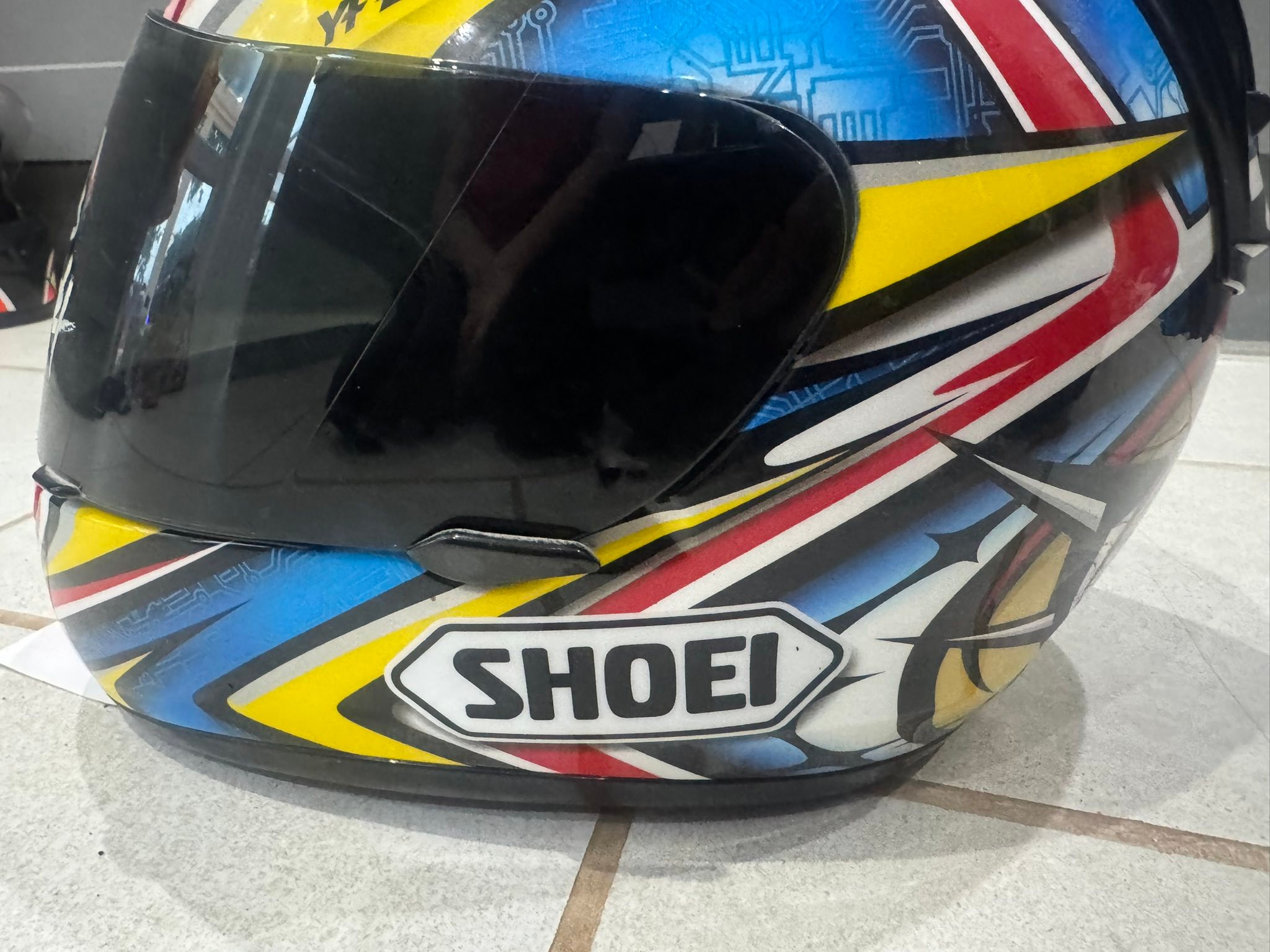 Daijiro kato shoei X eleven replica signed on the visor