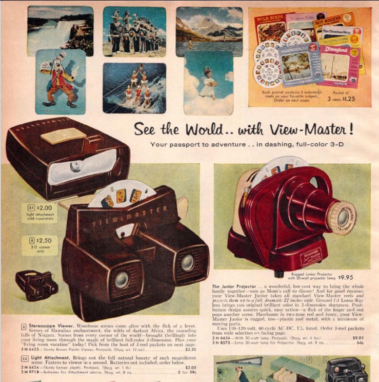 1950s View-Master toy cultural phenomenon
