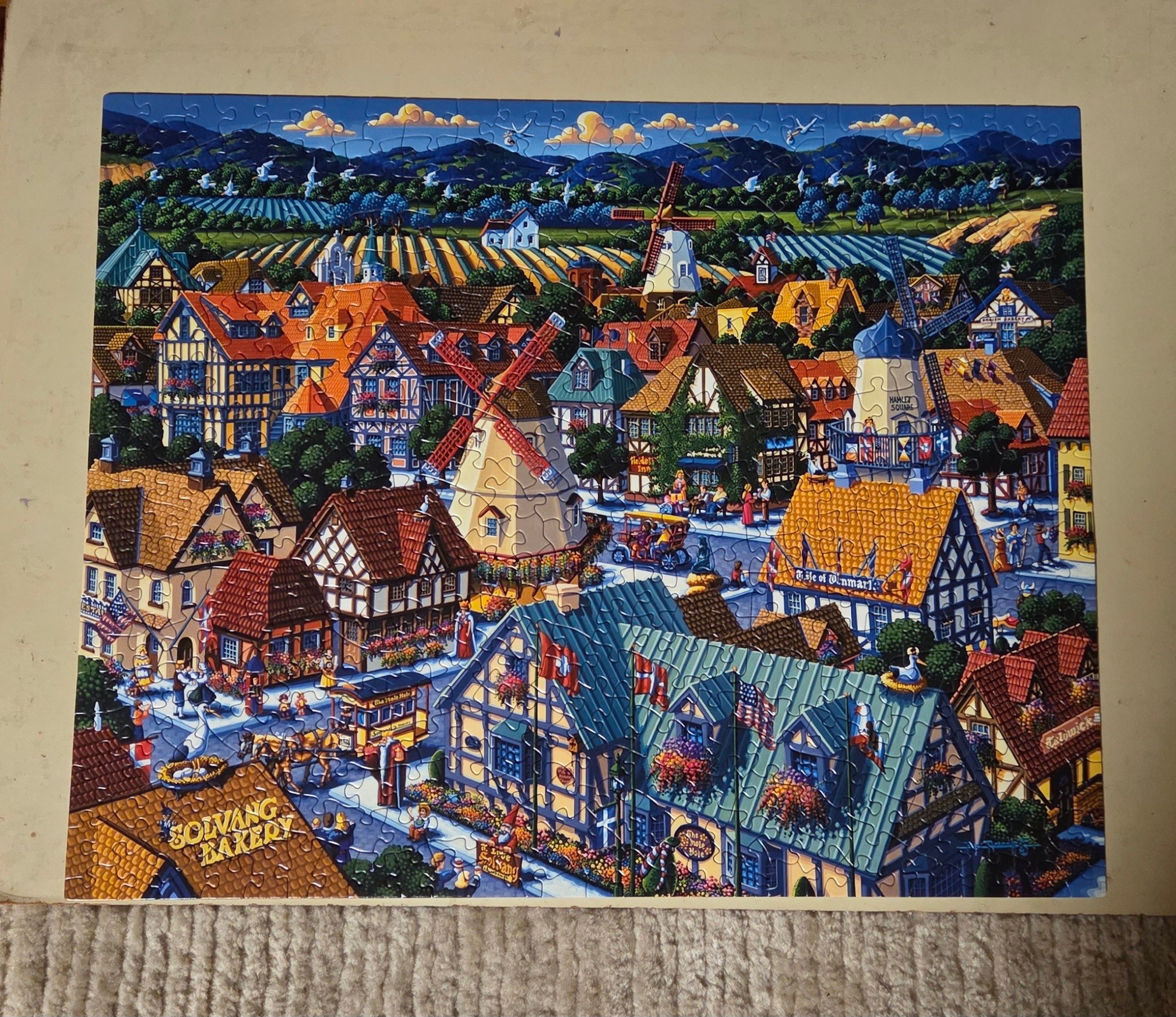 Only 500 pieces, but a very difficult one. It took me 4 days. I