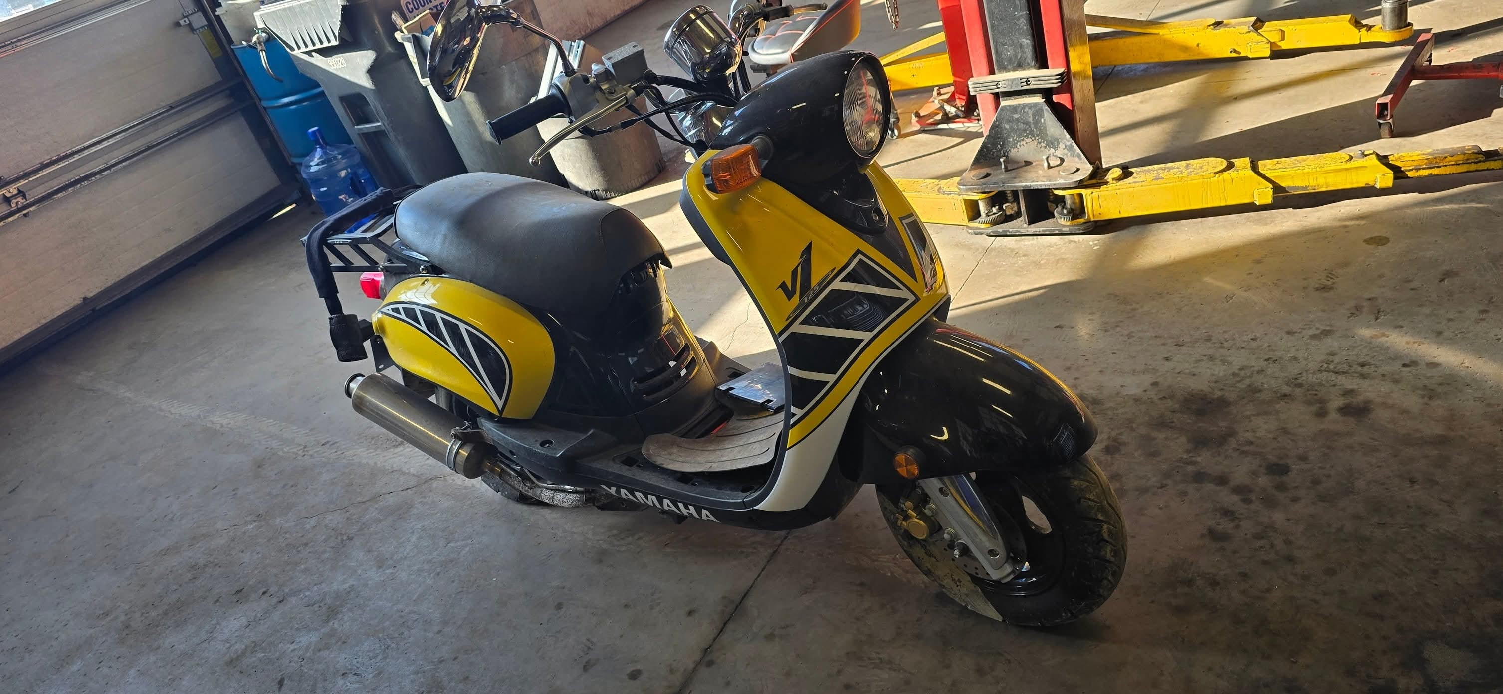 Reunited with custom Yamaha Vino after 20 years