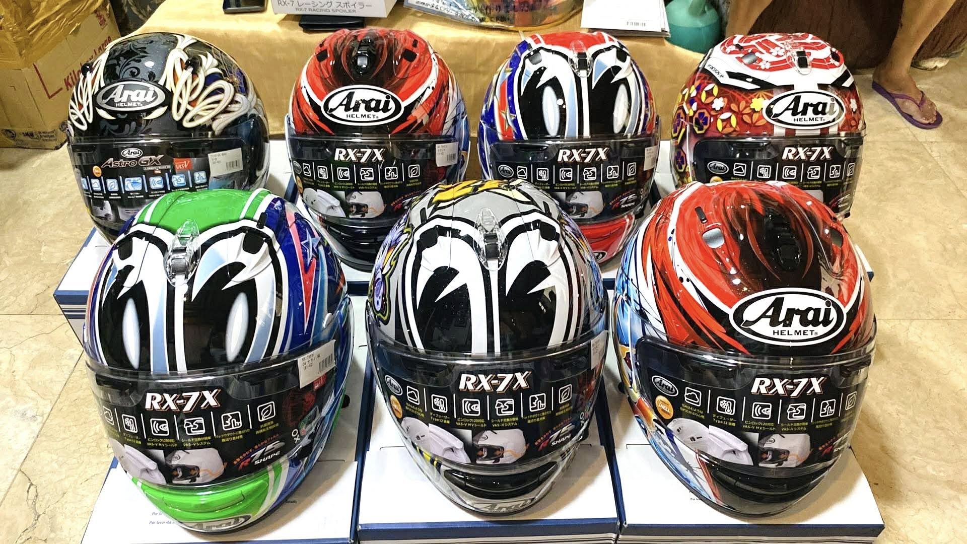 Arai RX-7X pre-order basis in Japan