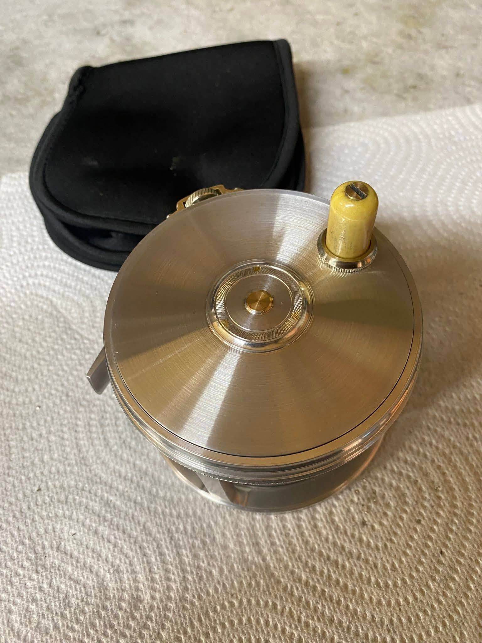 chris henshaw fly reels 3" Brass Face Perfect-Style Reel Henshaw, Chris (Barney Reels) -