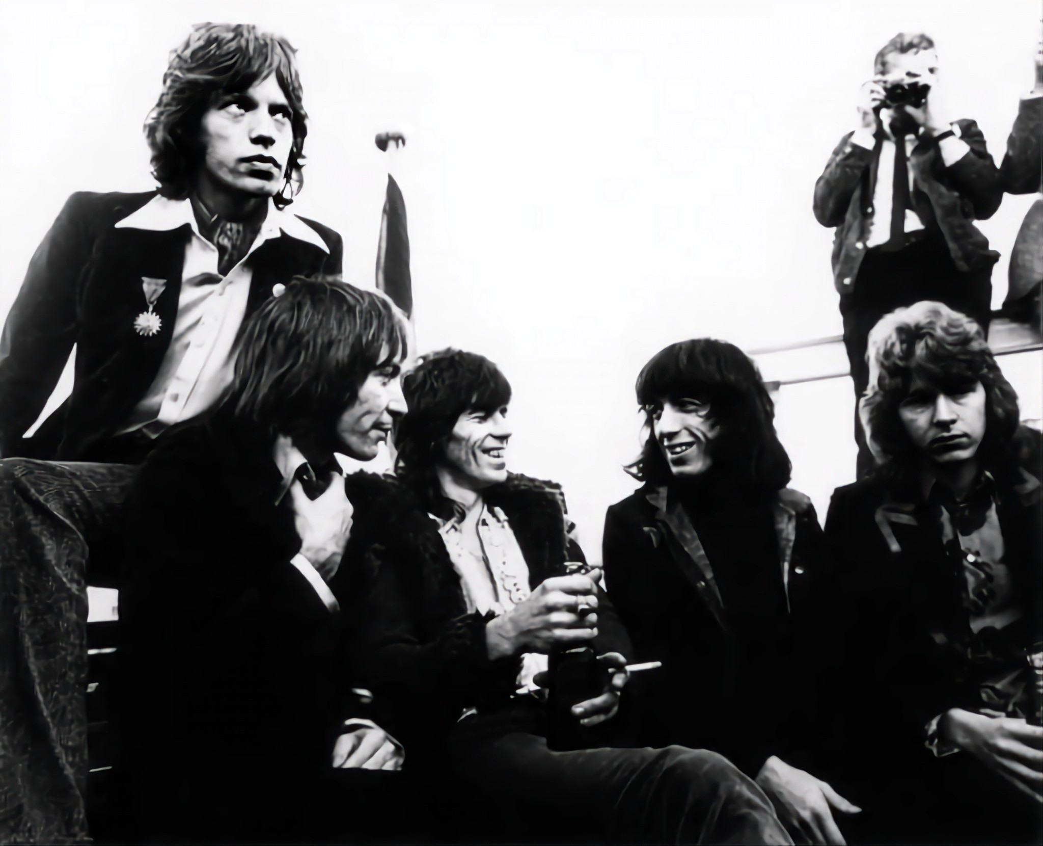 The Rolling Stones in Hamburg Harbour 1970