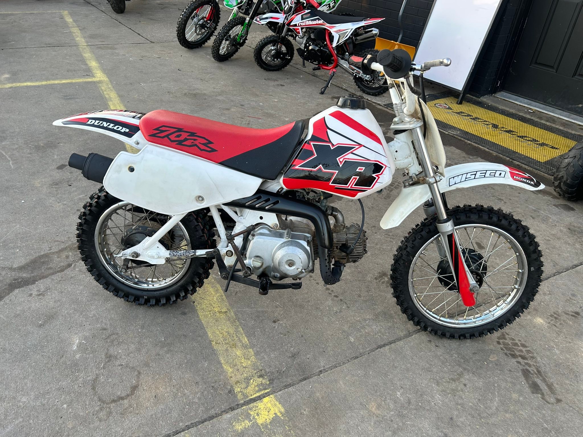 Honda XR70R dirt bike for sale, race ready