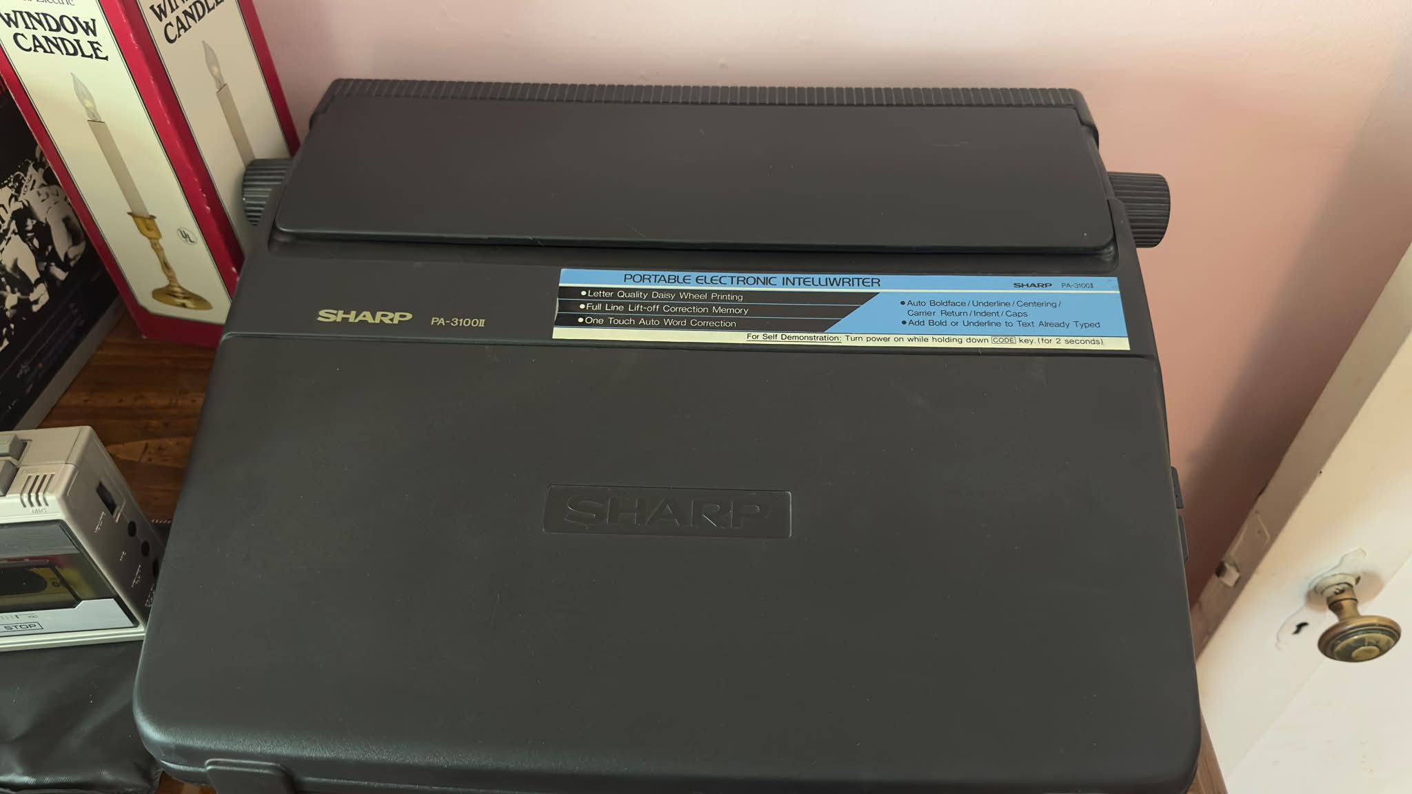 Vintage Sharp PA-3100 II Portable Electronic Intelliwriter found